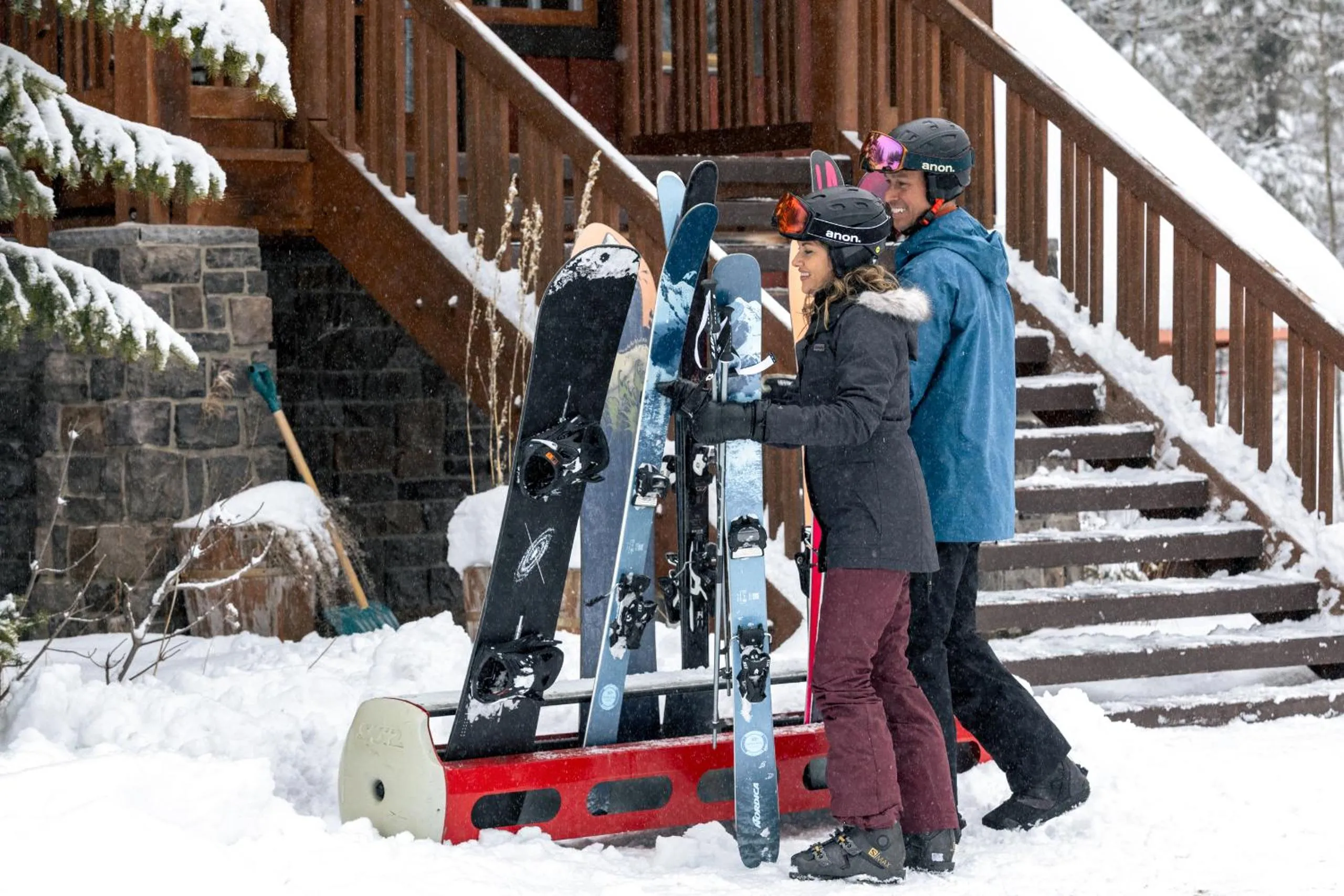 Skiing in Copper Horse Lodge