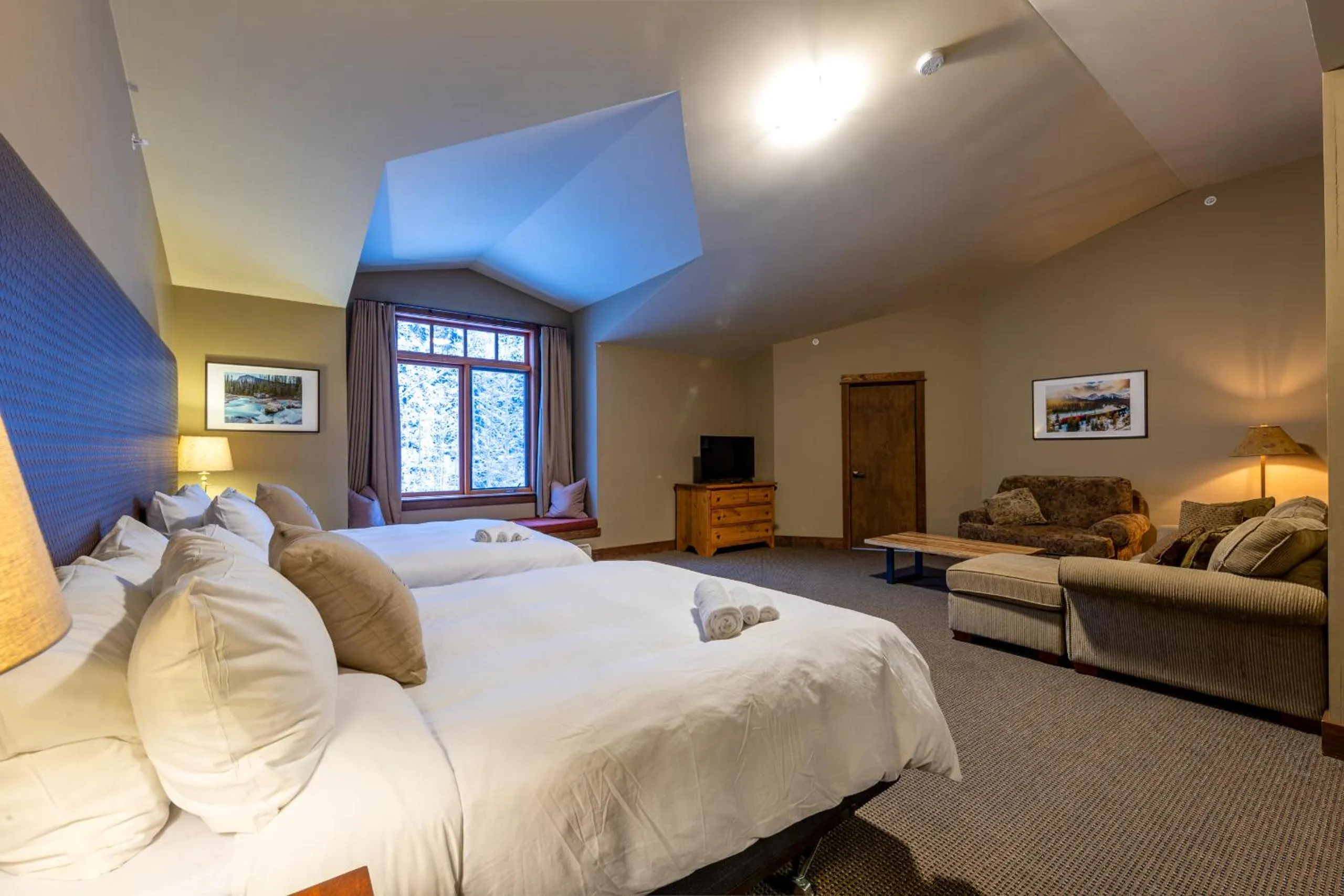 Bed in Copper Horse Lodge