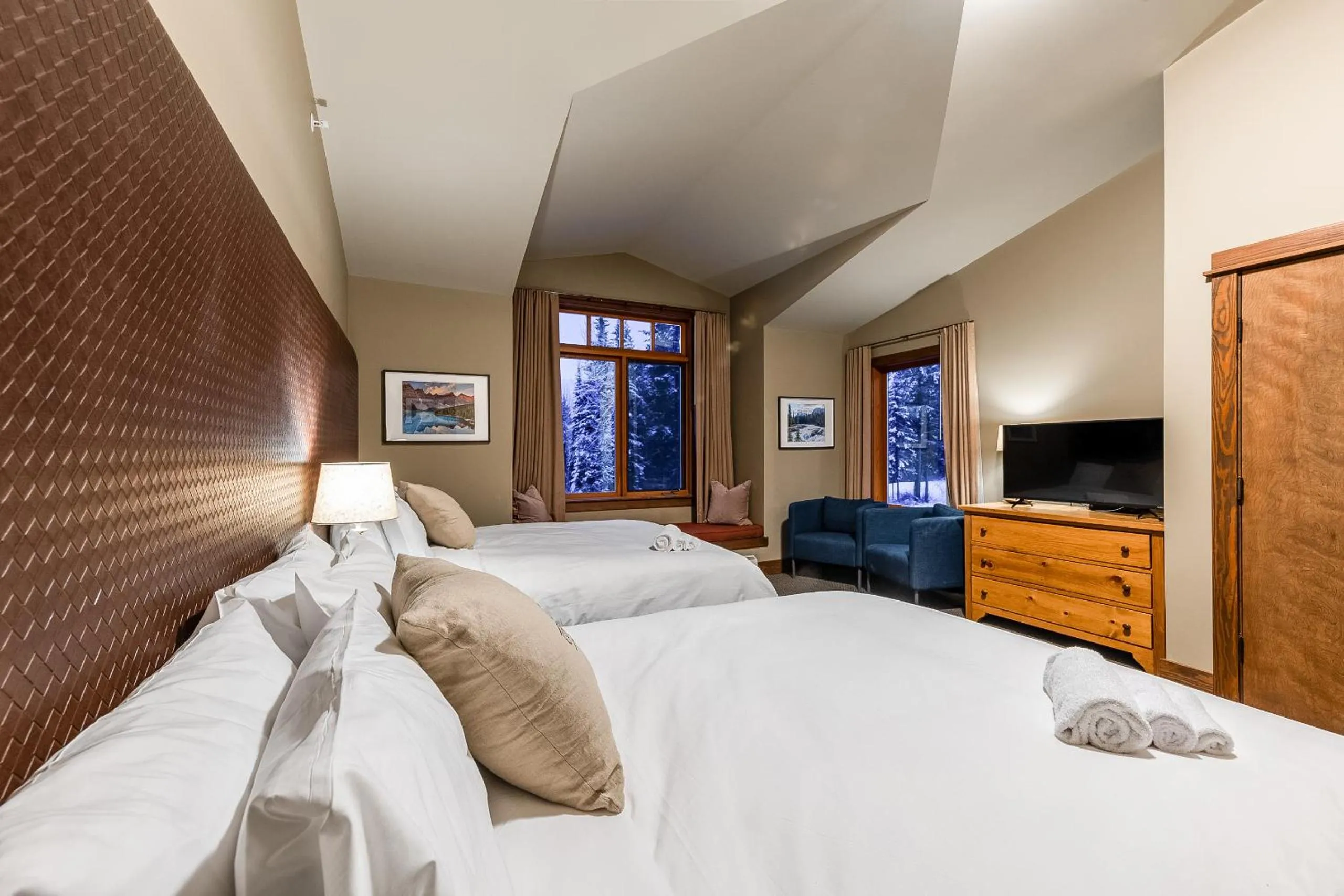 Bed in Copper Horse Lodge
