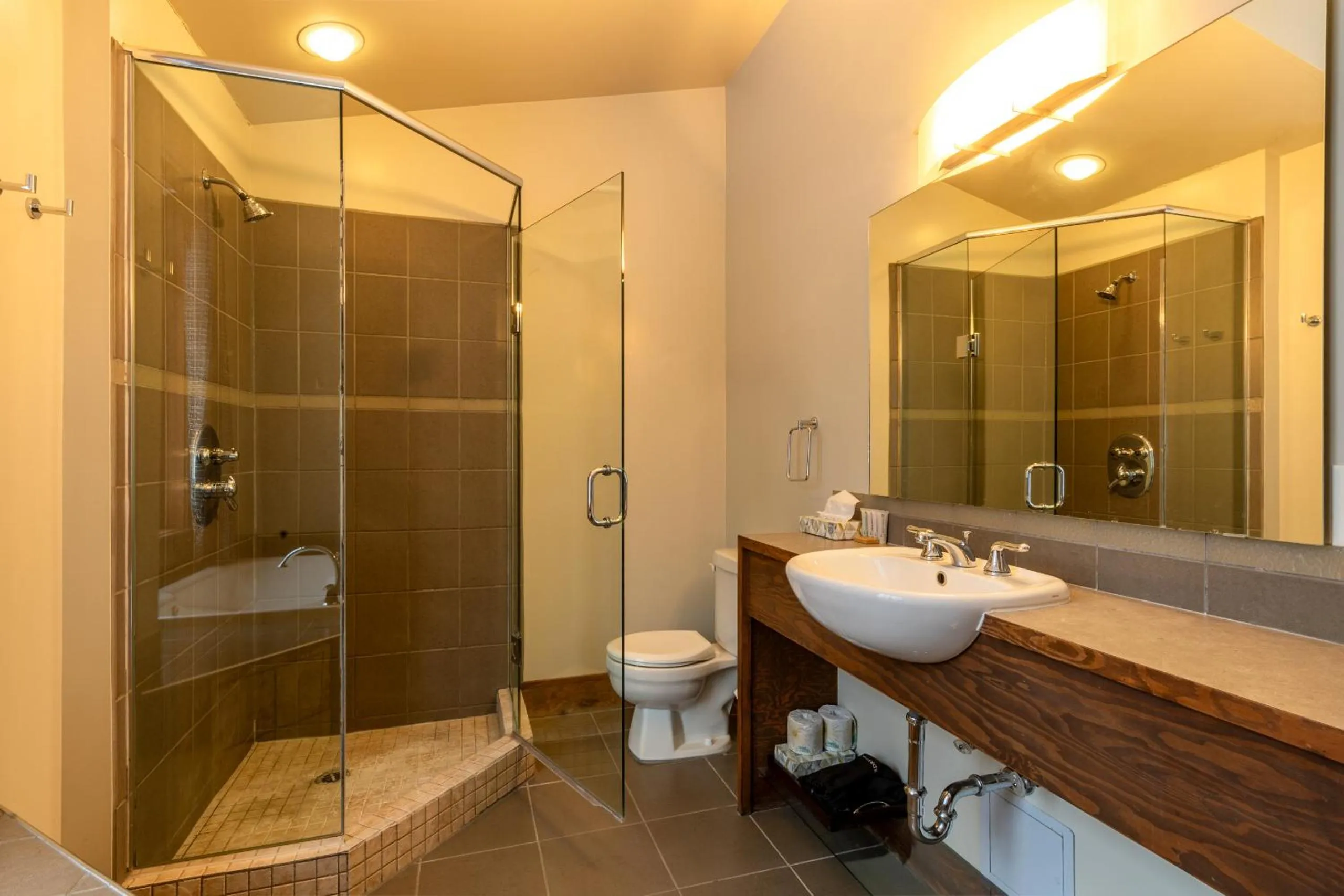 Shower in Copper Horse Lodge