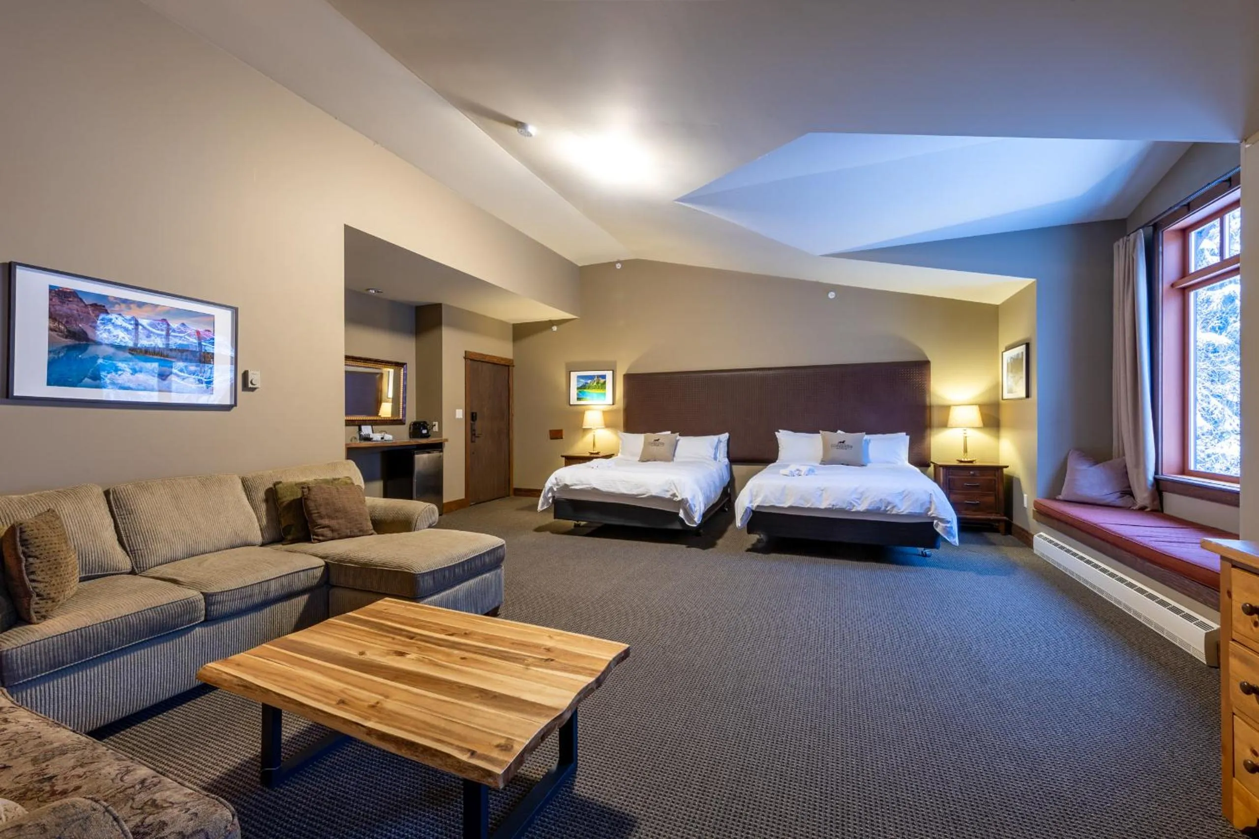 Bed in Copper Horse Lodge