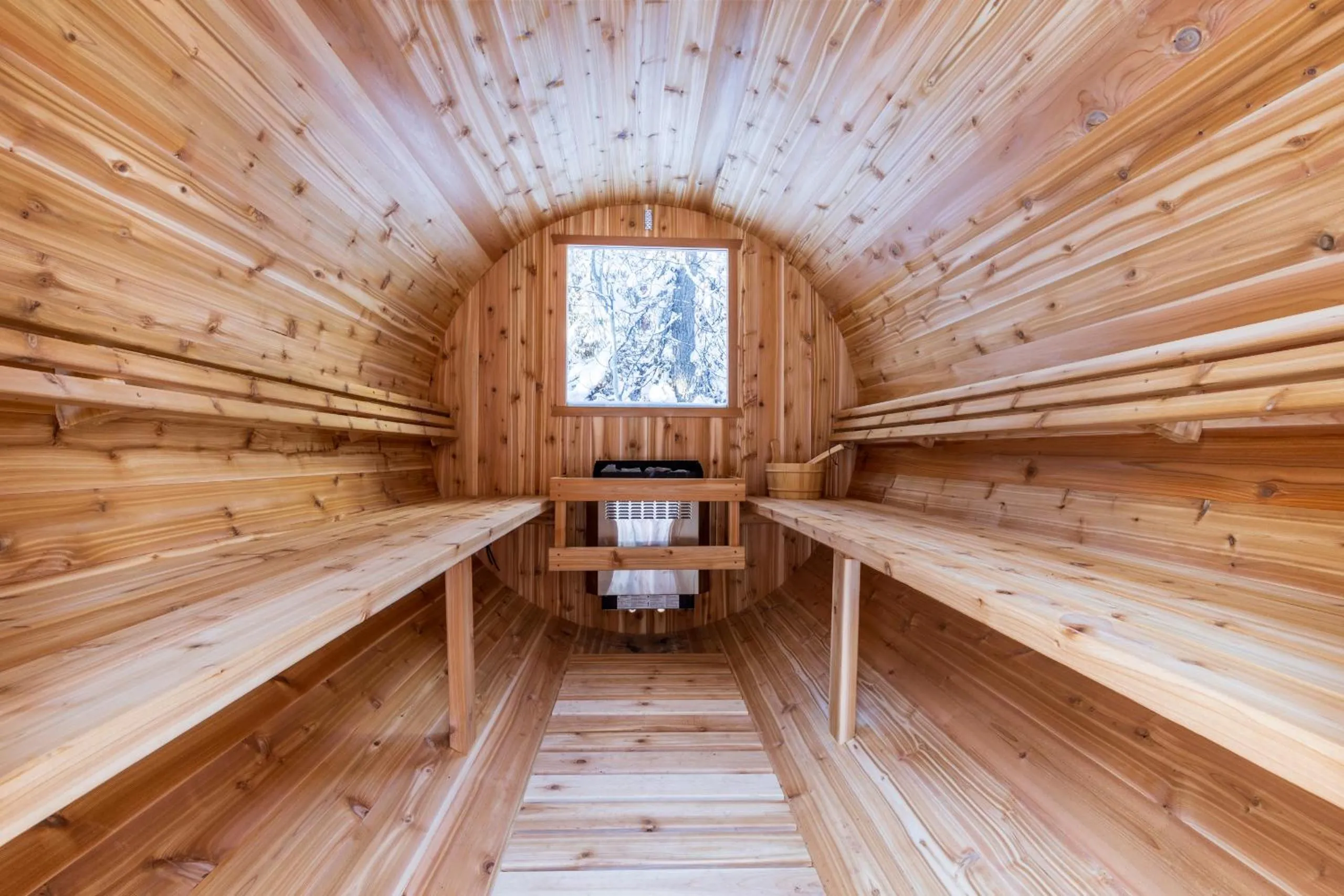 Sauna in Copper Horse Lodge
