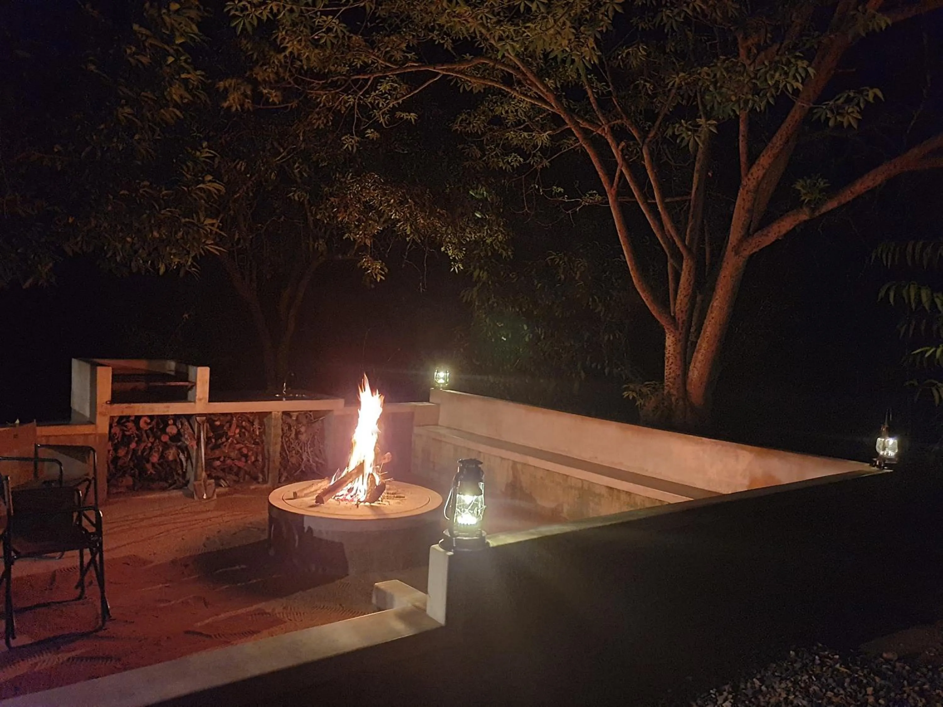 Garden in Kingfisher Creek Safari Cottages