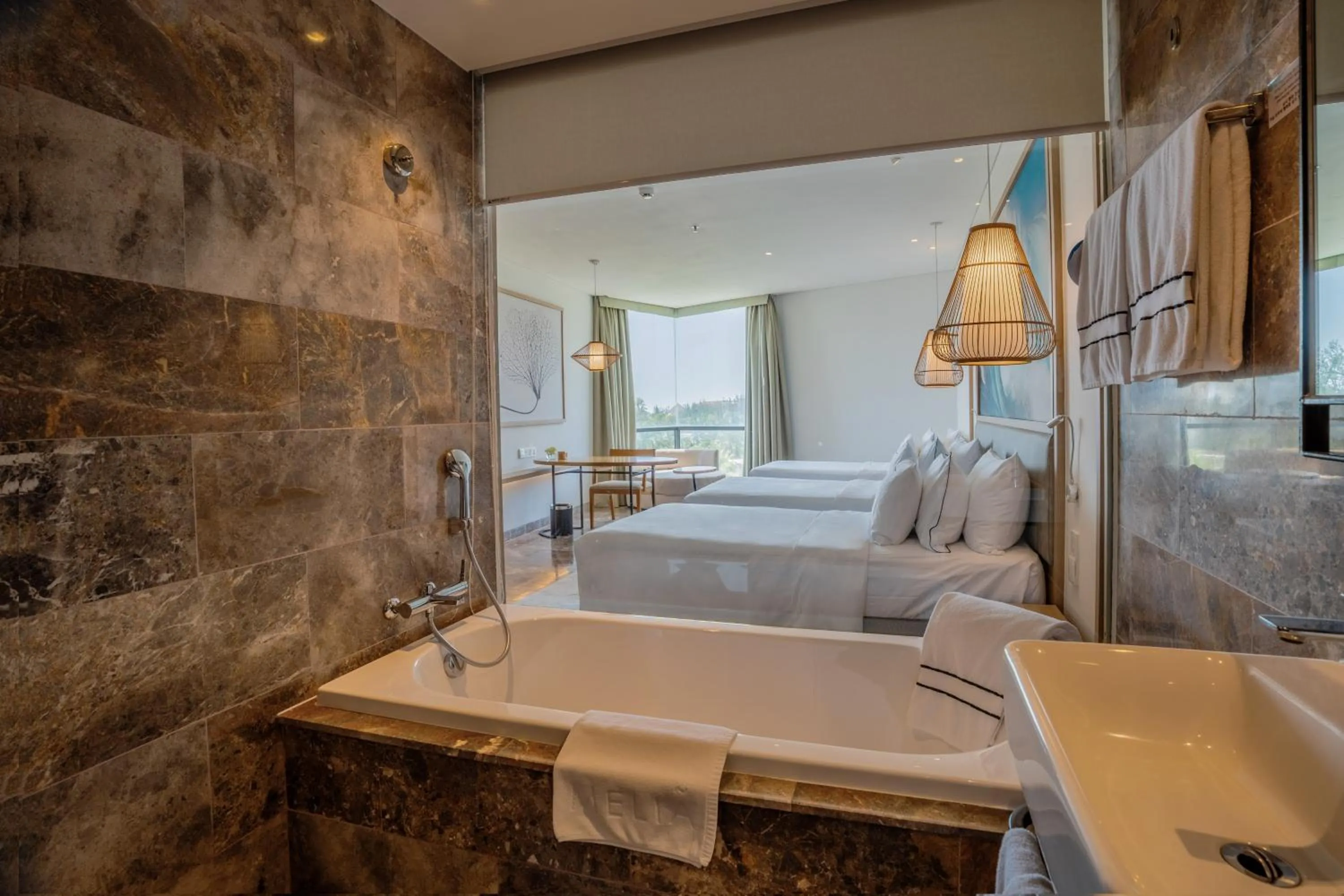 Bed in Melia Danang Beach Resort