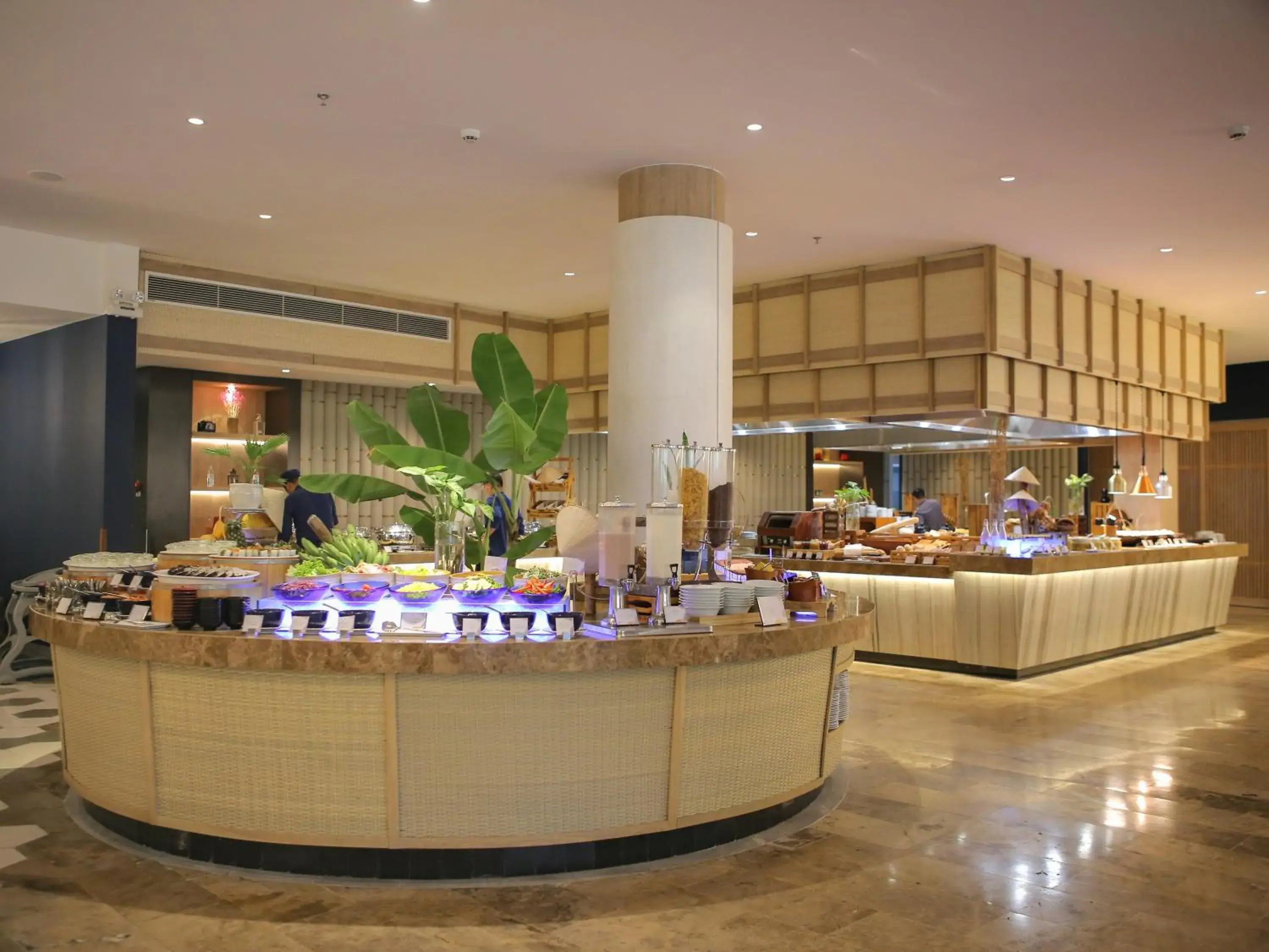Buffet breakfast in Melia Danang Beach Resort Buffet breakfast in Melia Danang Beach Resort