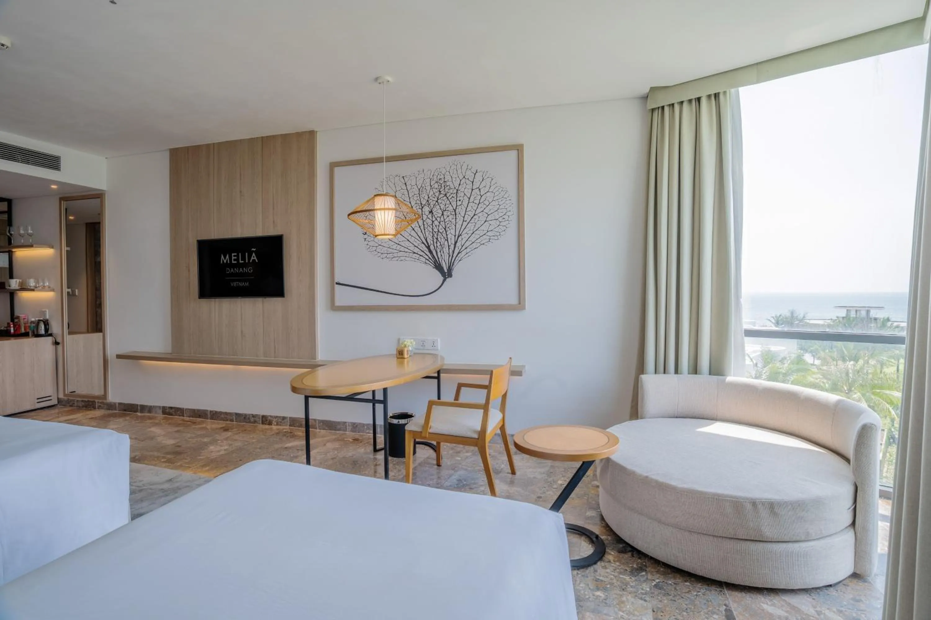 Bed in Melia Danang Beach Resort