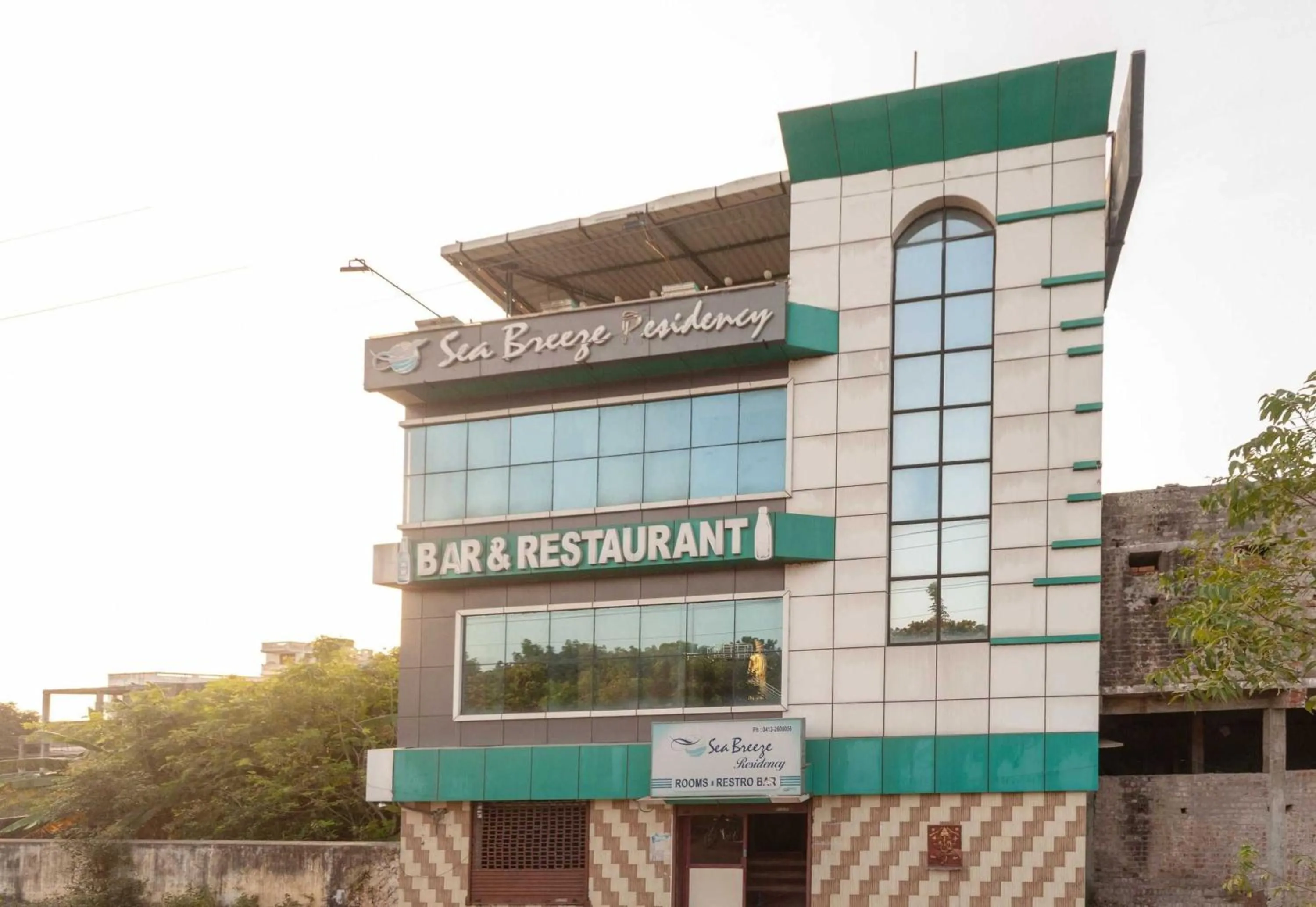 Facade/entrance in Hotel O Seabreeze Residency