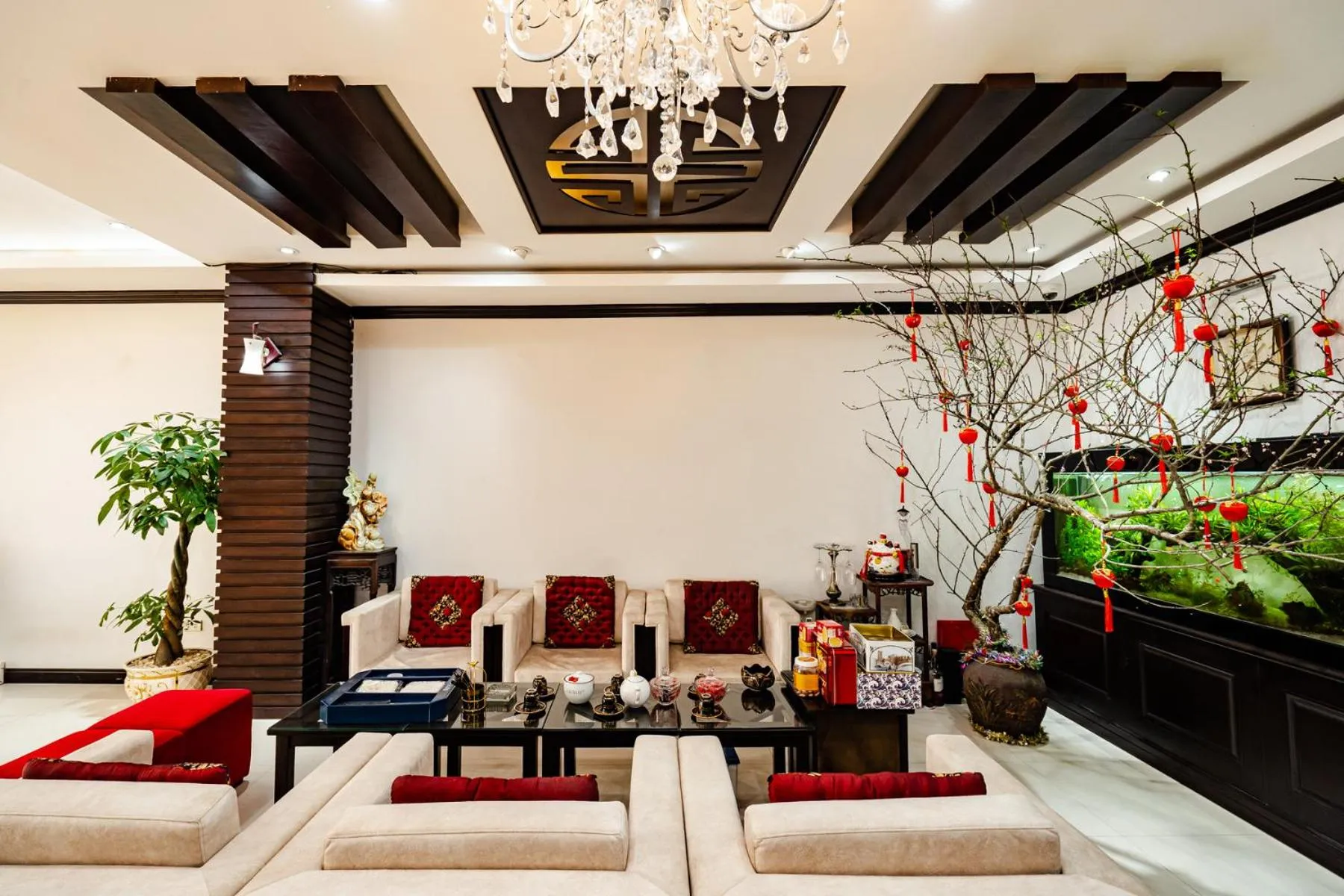 Lobby or reception in Wild Lotus Hotel Apartment 2