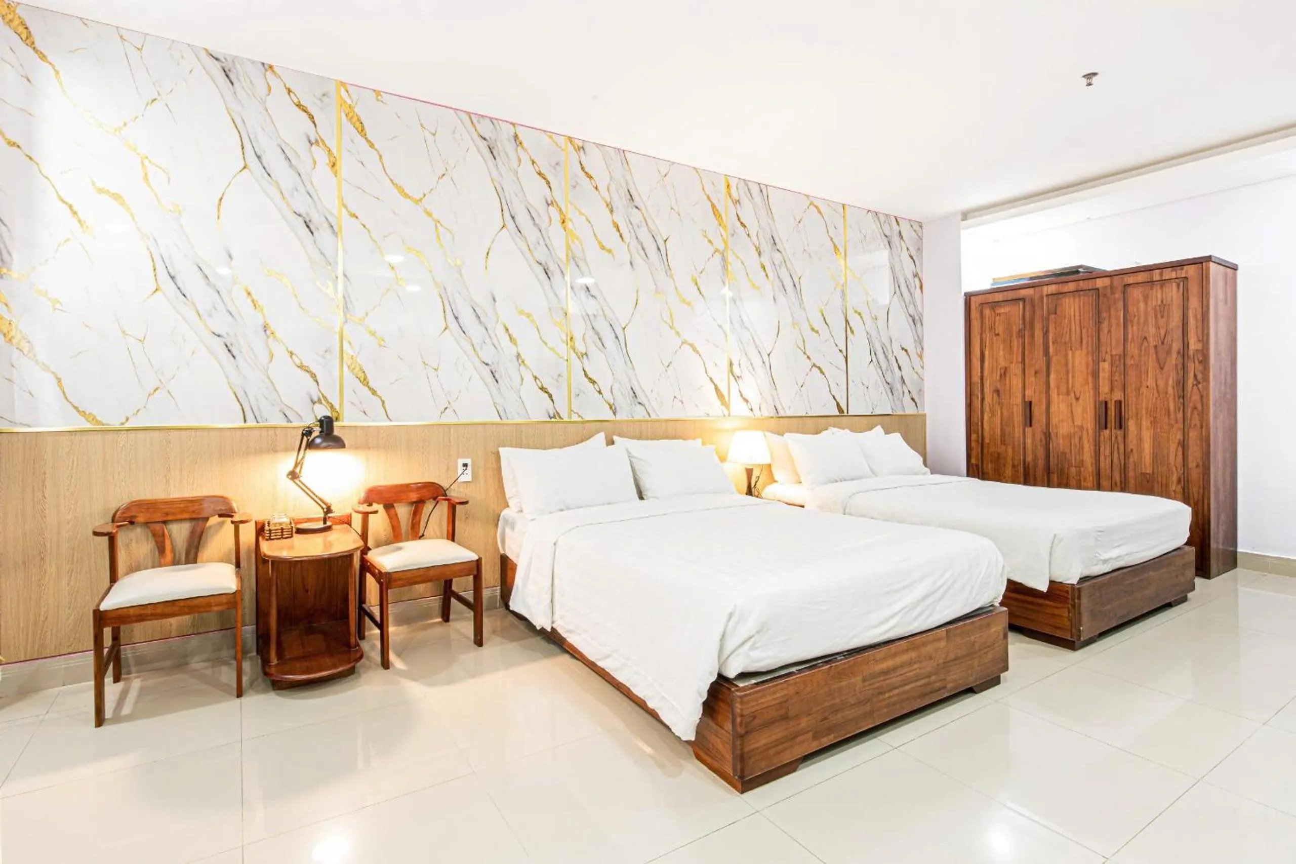 Bed in Kiên Cường 2 Hotel