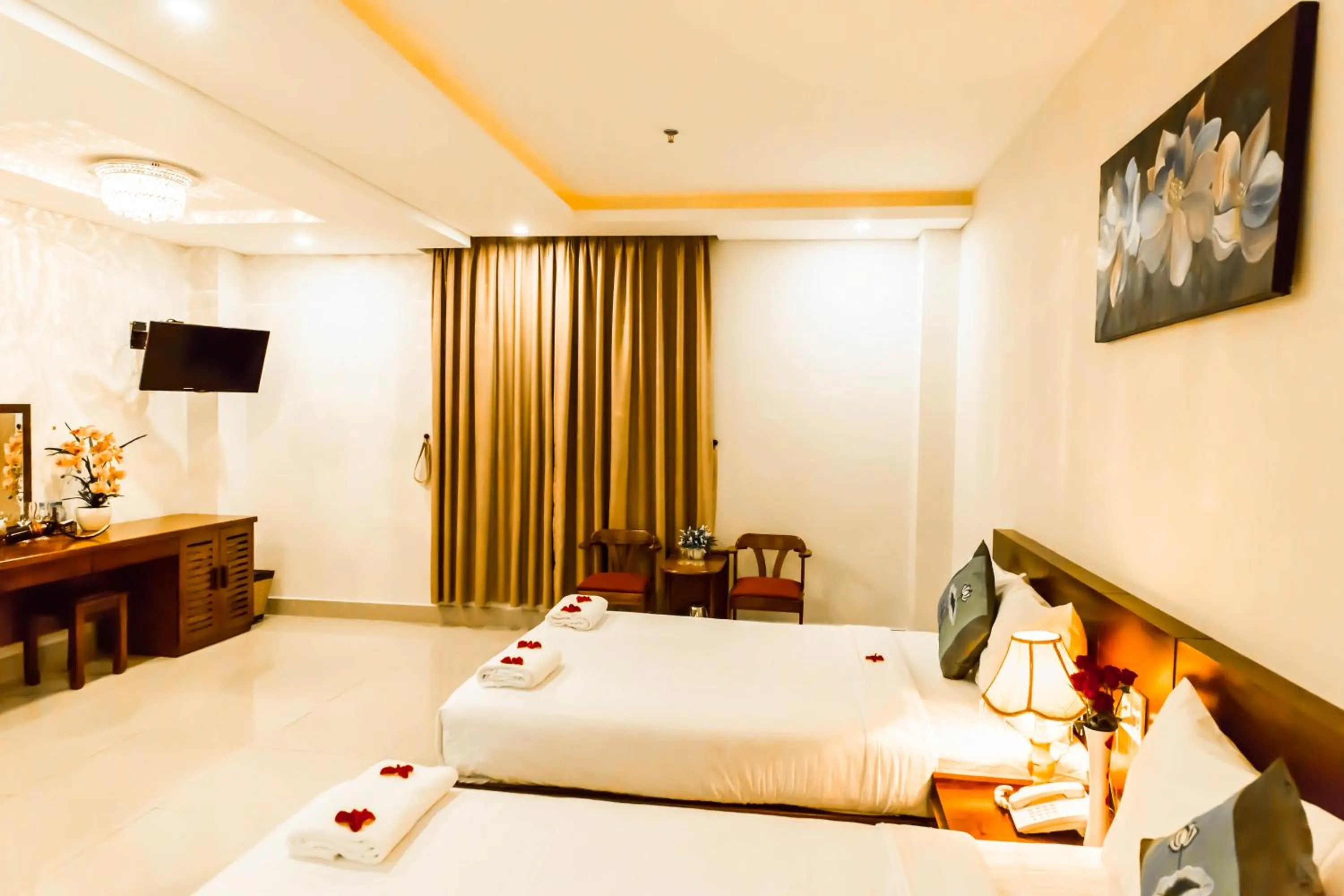 Bed in Kiên Cường 2 Hotel