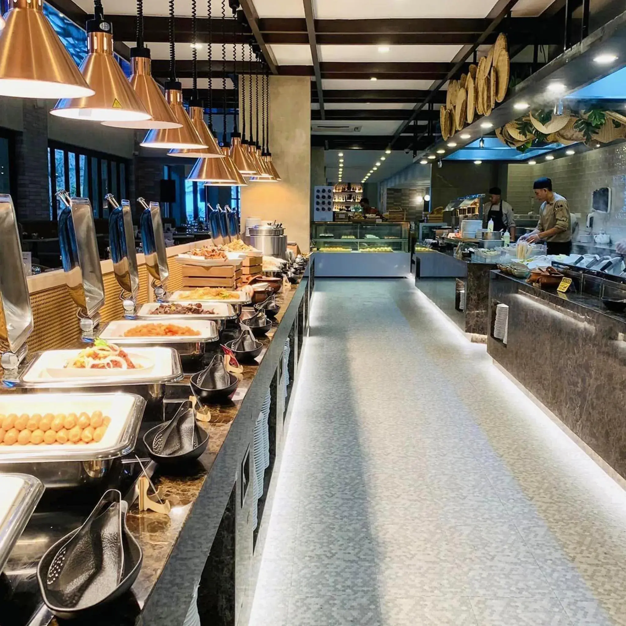 Breakfast in Mandarin Bay Resort and Spa Breakfast in Mandarin Bay Resort and Spa