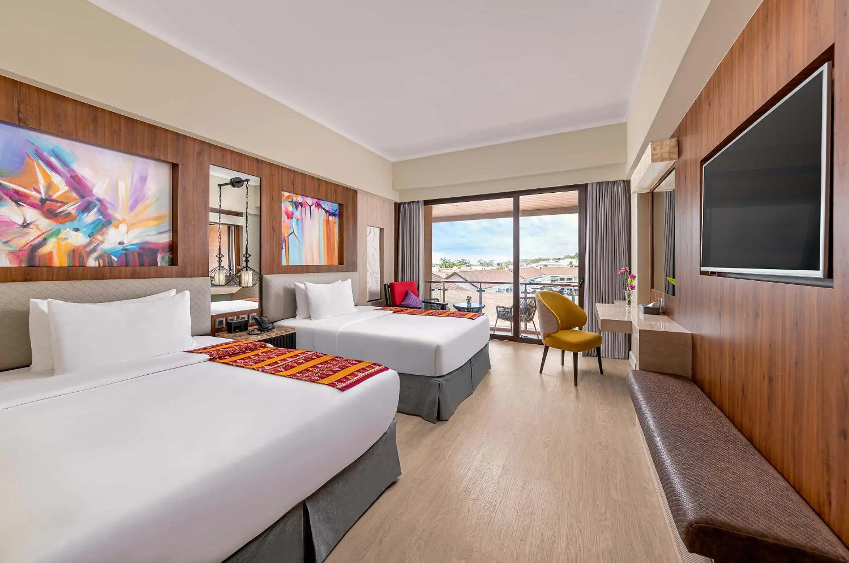 Bed in Mandarin Bay Resort and Spa Bed in Mandarin Bay Resort and Spa