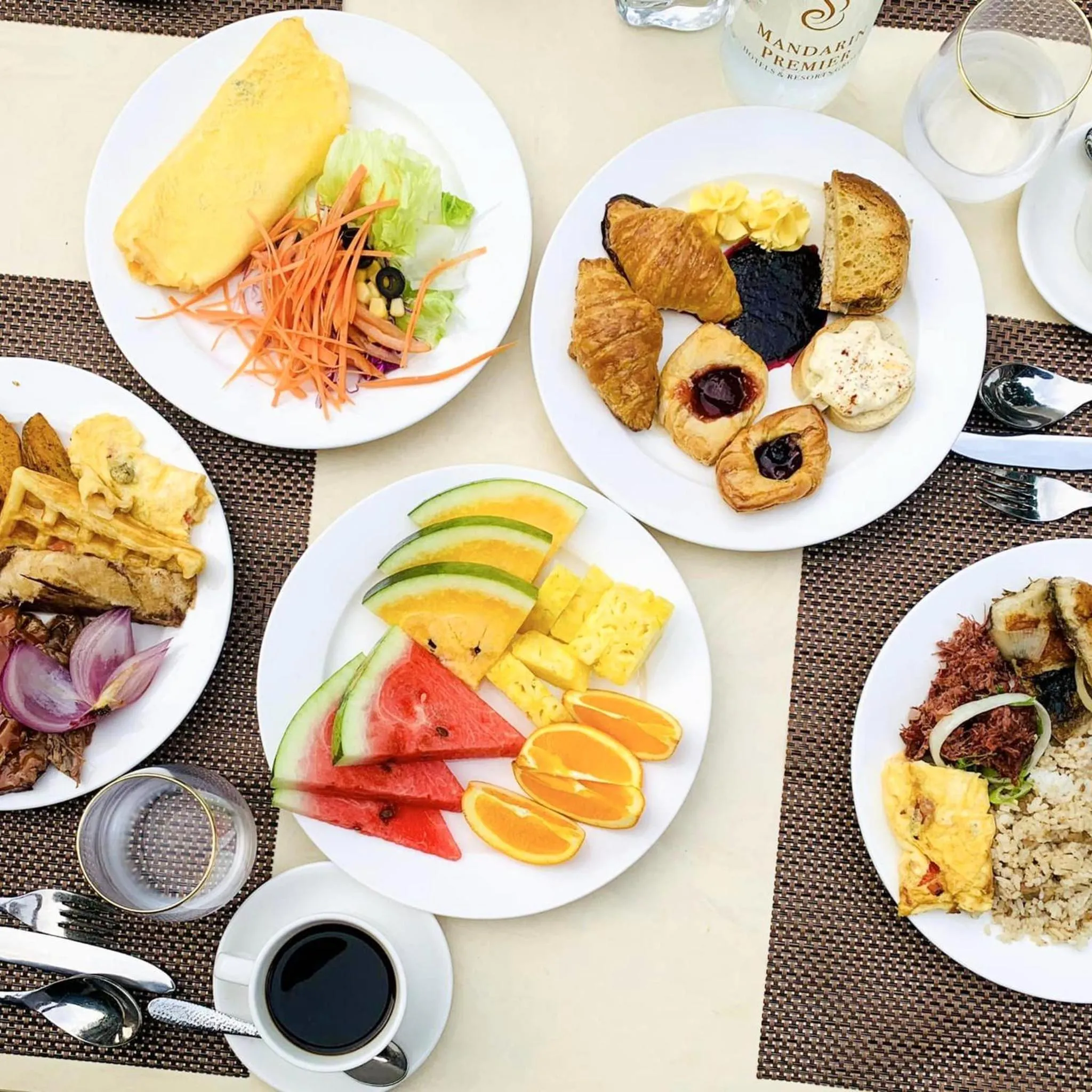 Breakfast in Mandarin Bay Resort and Spa