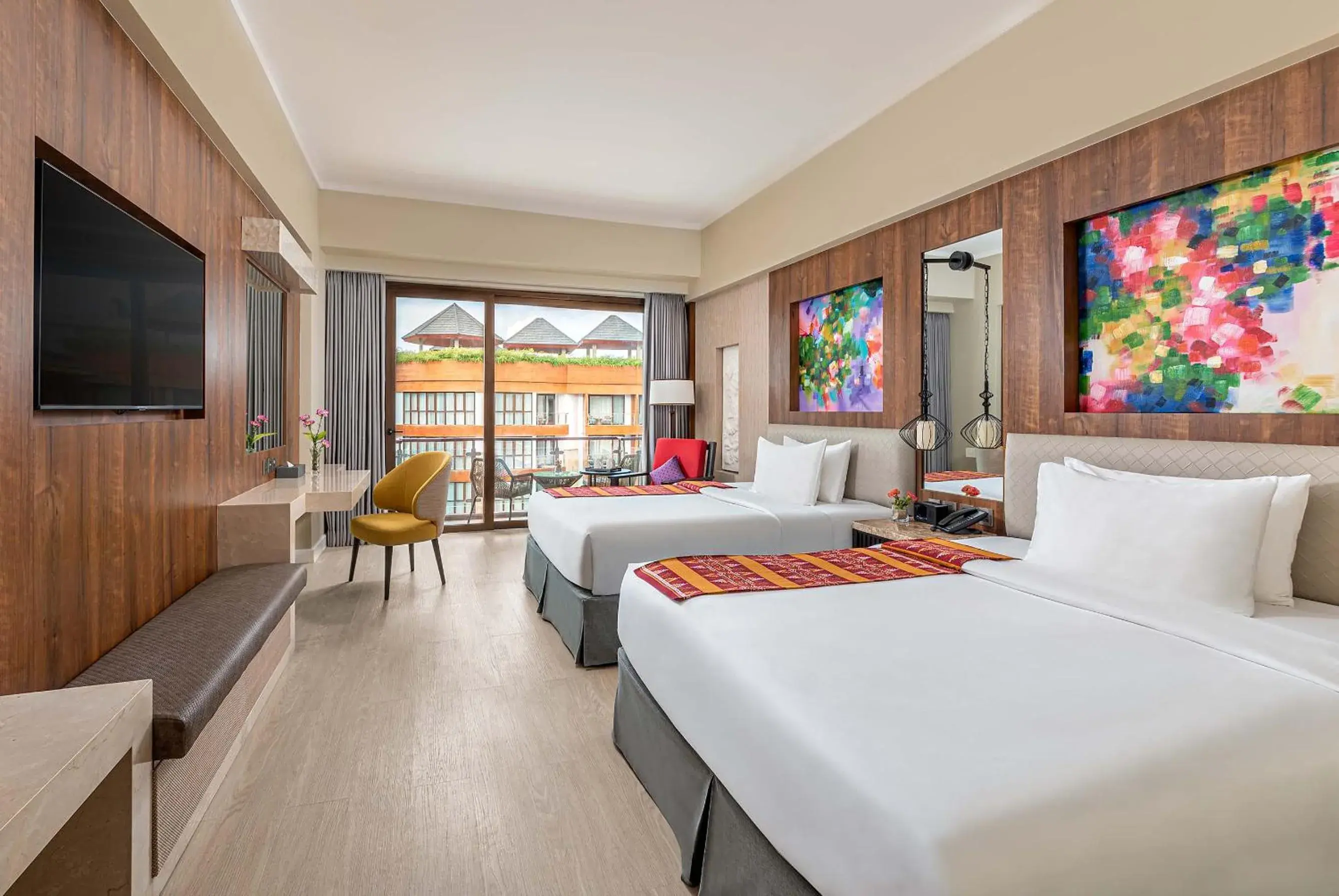 Bed in Mandarin Bay Resort and Spa Bed in Mandarin Bay Resort and Spa