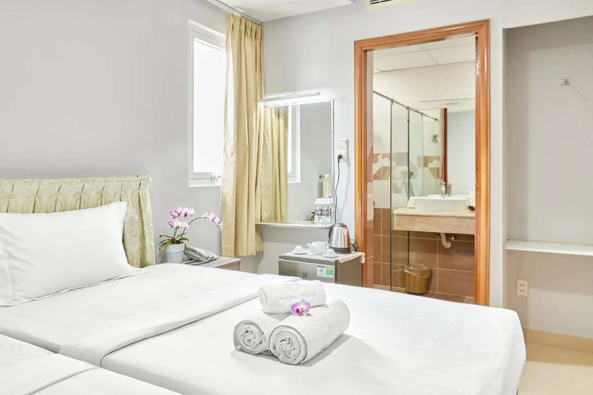 Bed in Song Anh 1 Hotel Bed in Song Anh 1 Hotel