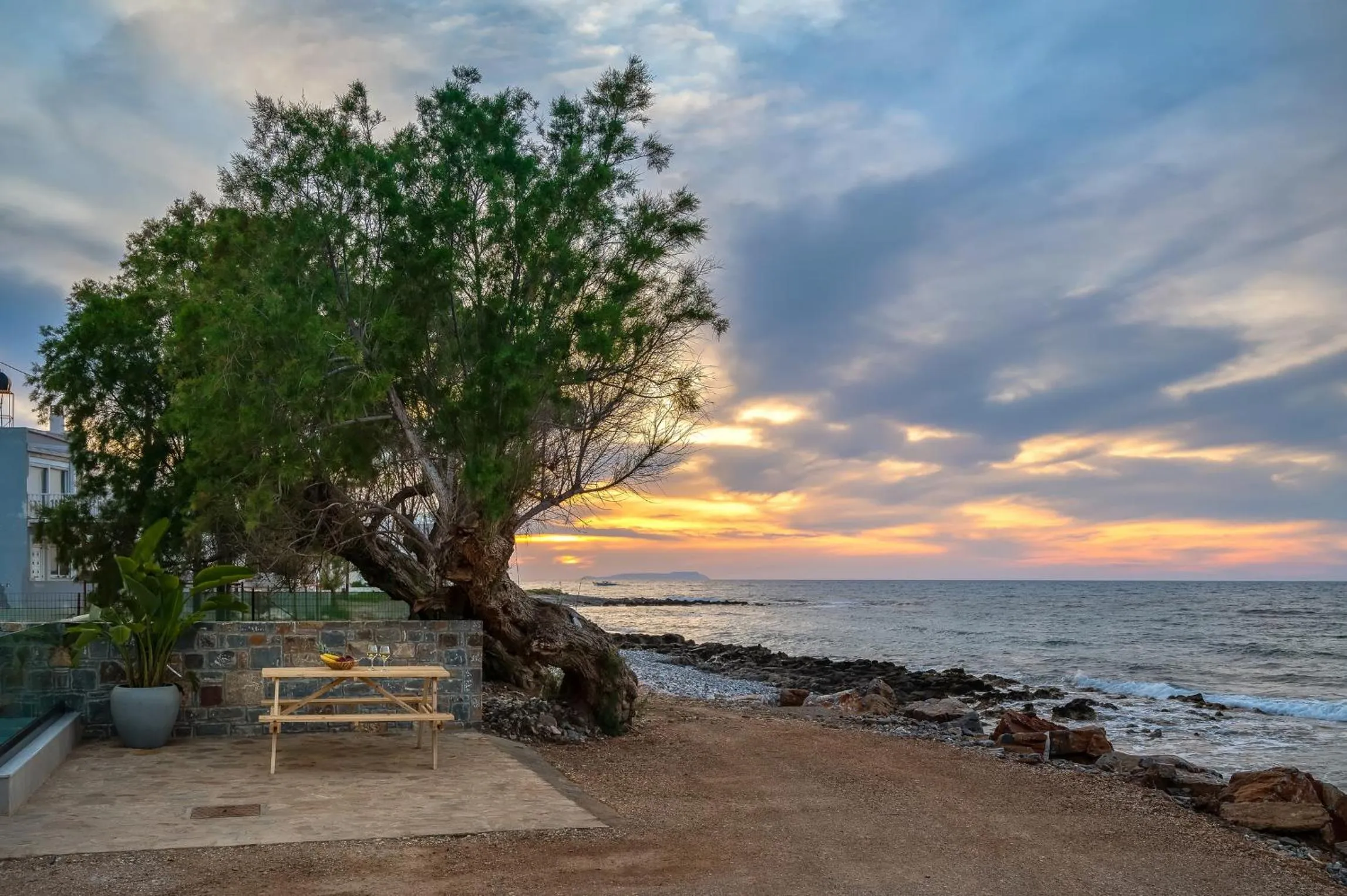 Natural landscape in Milatos Seaside Suites