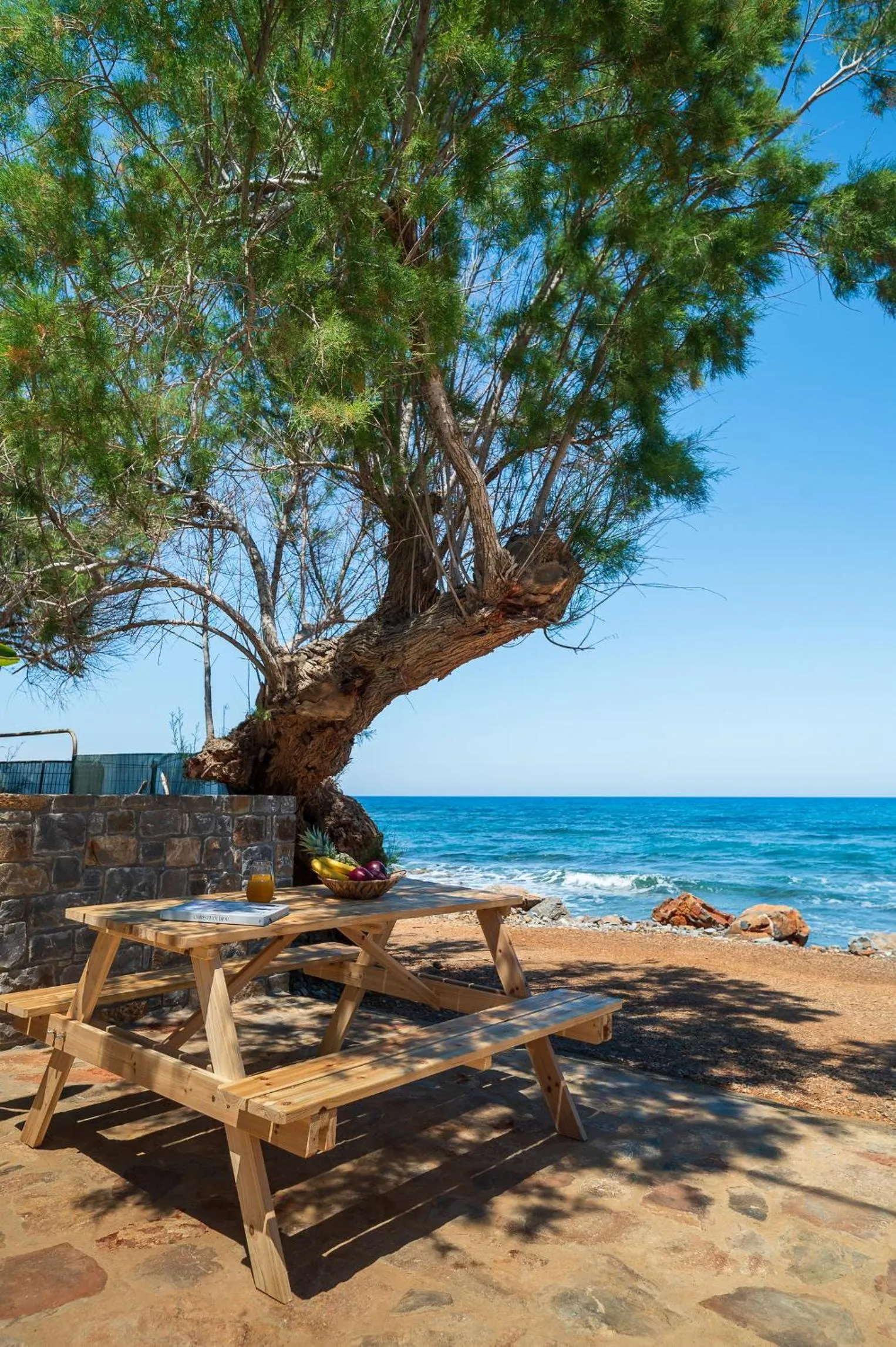 Natural landscape in Milatos Seaside Suites