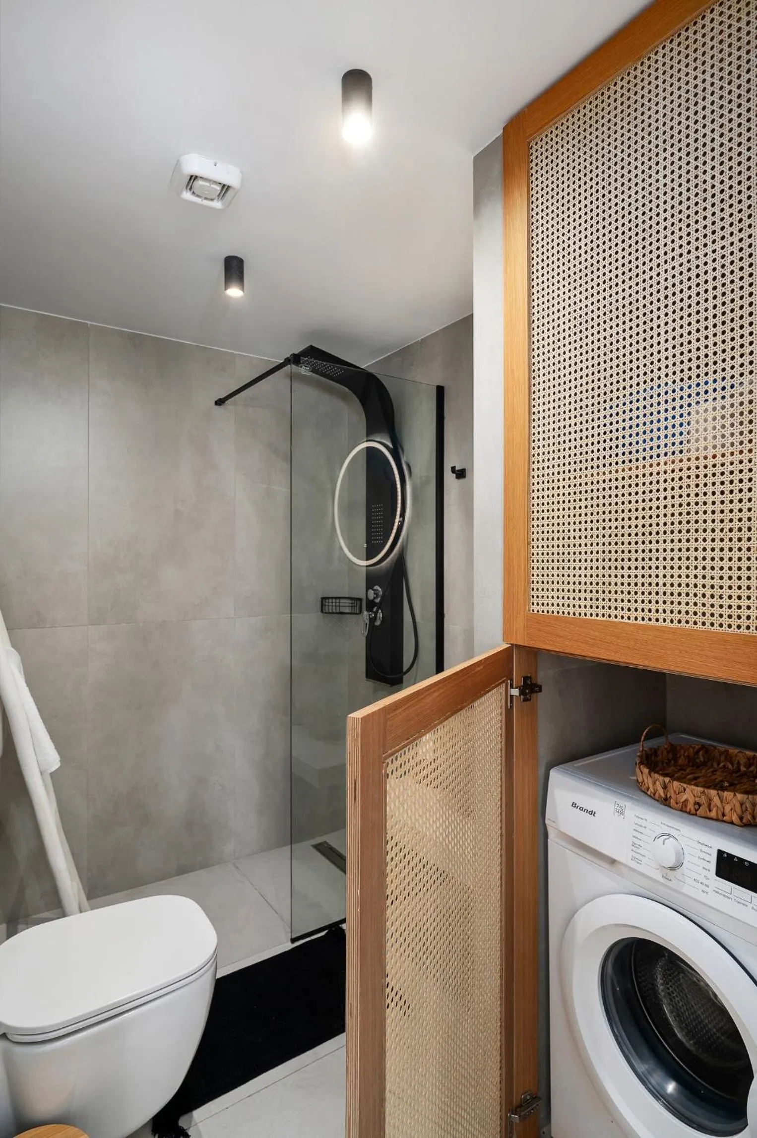 Shower in Milatos Seaside Suites