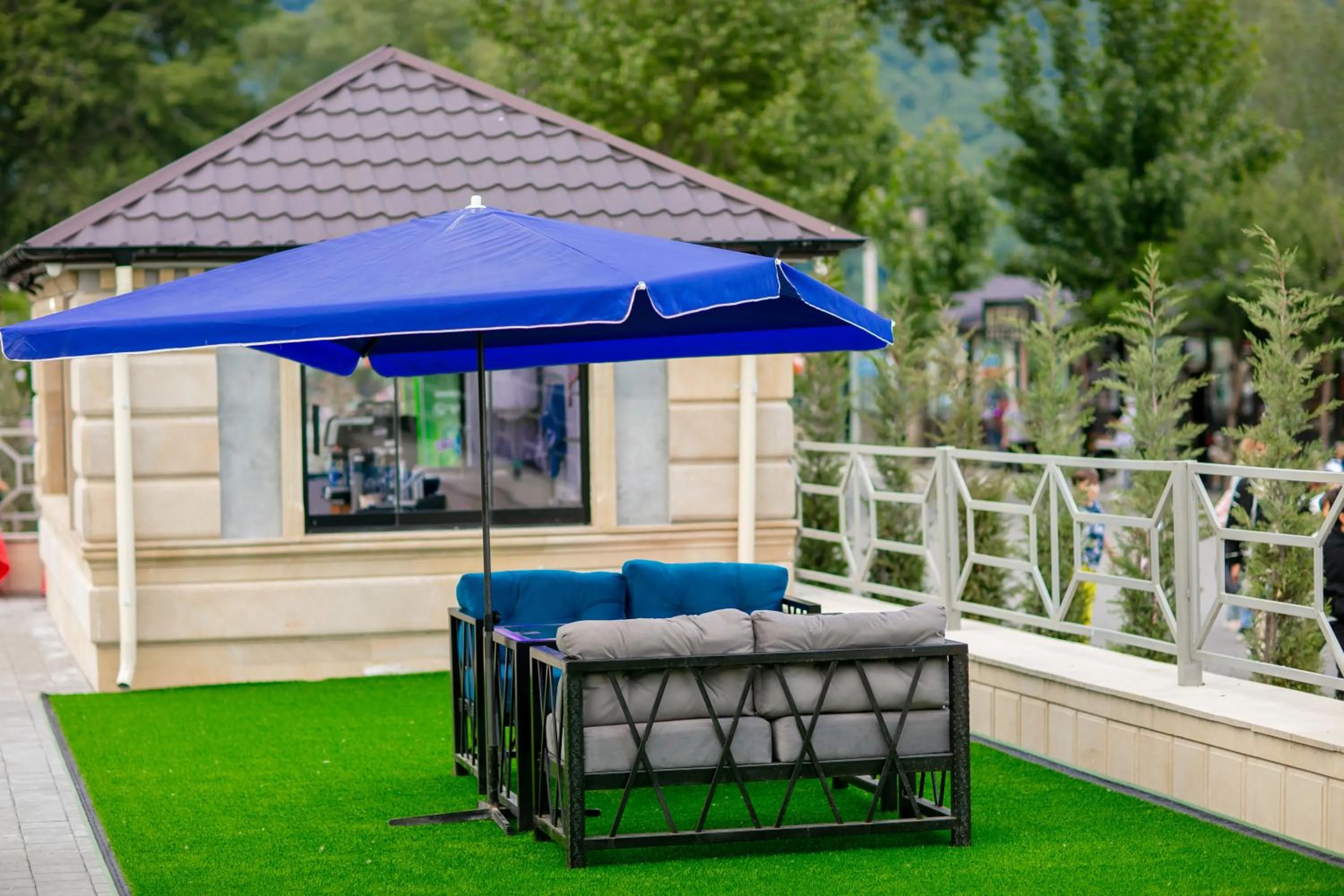 Garden in Nohur Hotel Gabala