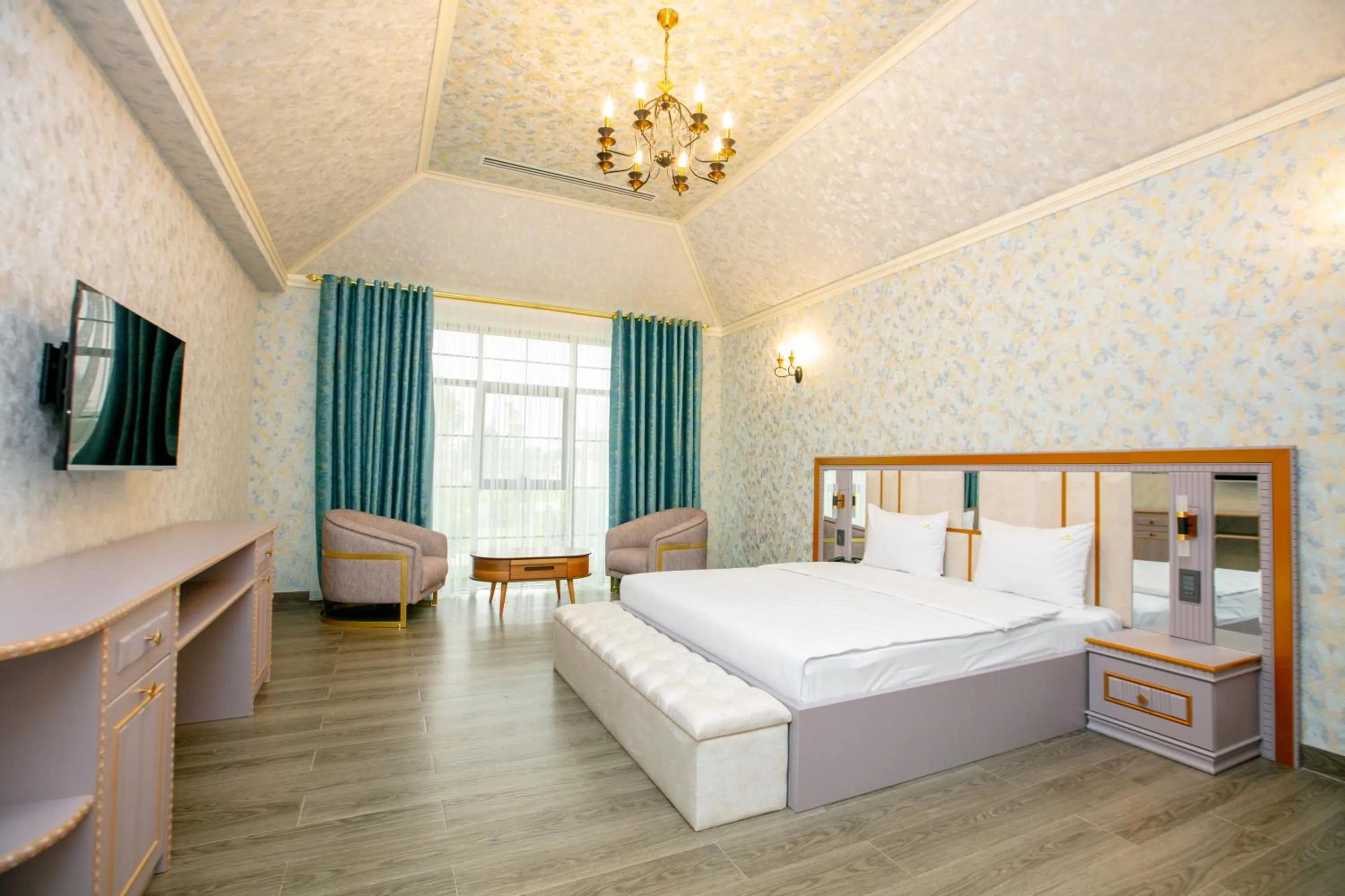Bedroom, Bed in Nohur Hotel Gabala