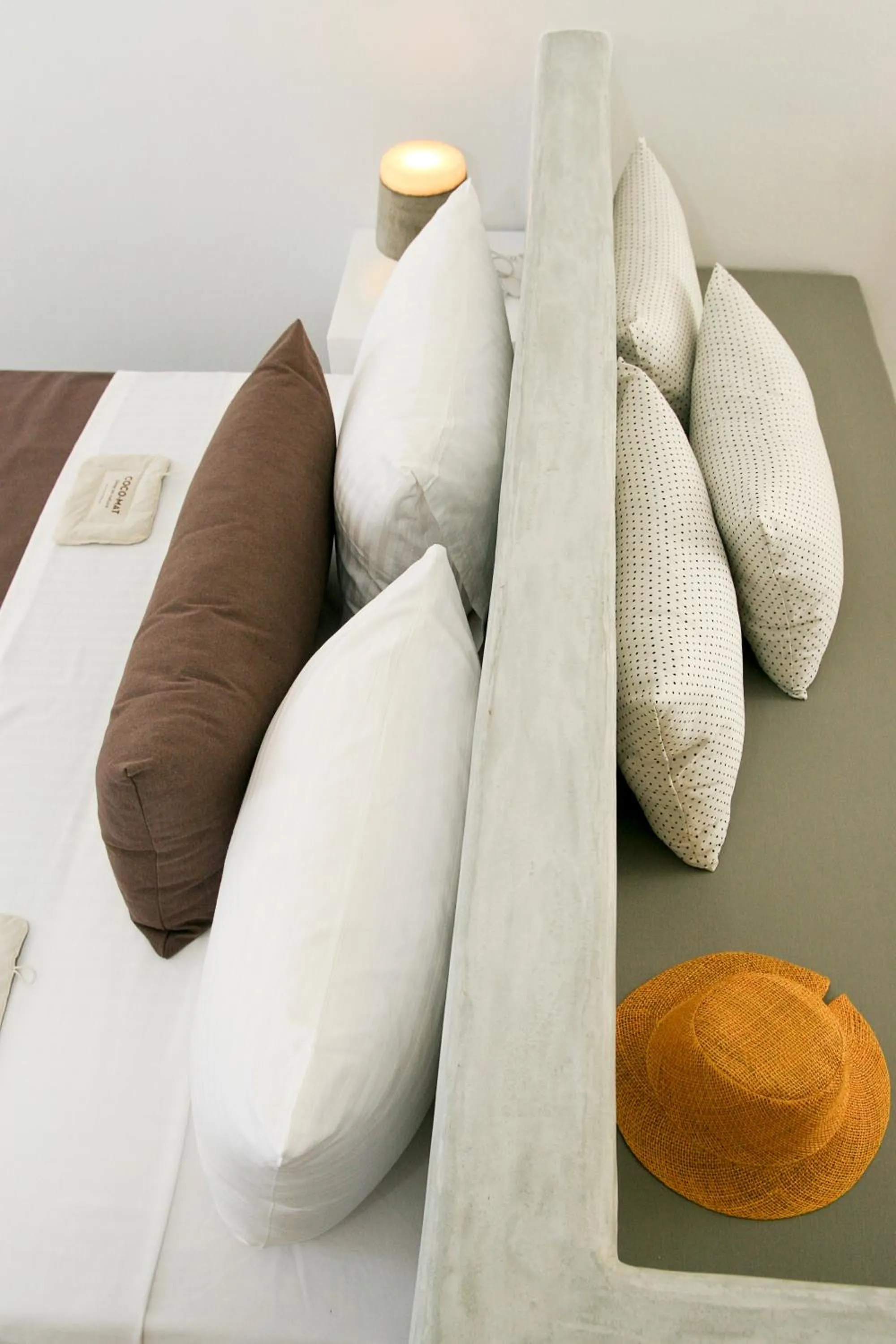 Decorative detail, Bed in Anatoli Luxury Studios & Suites