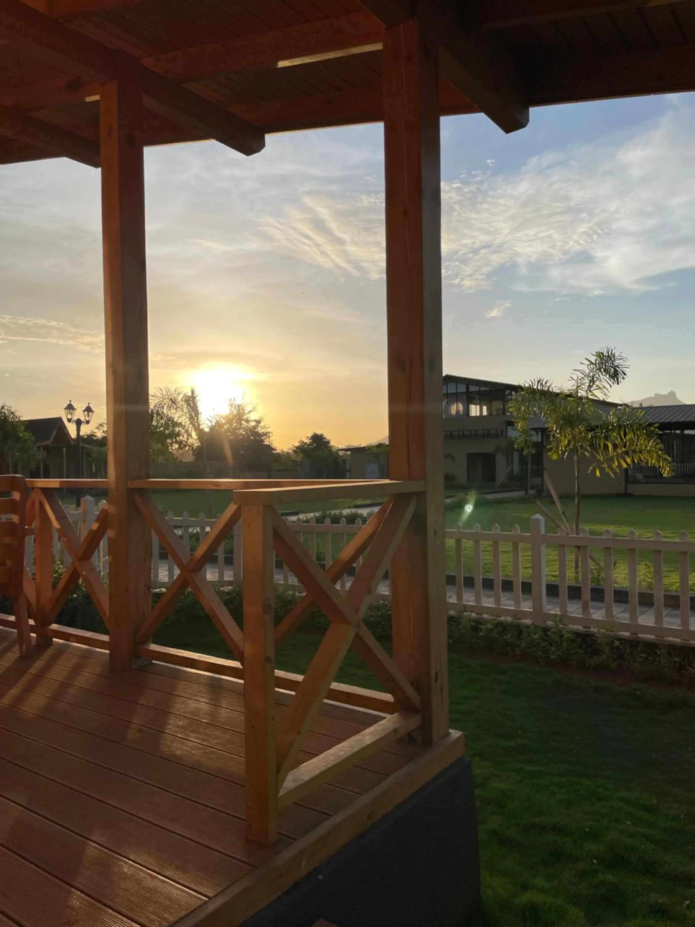 Garden view in Villament Zinc Journey By The Fern, Karjat