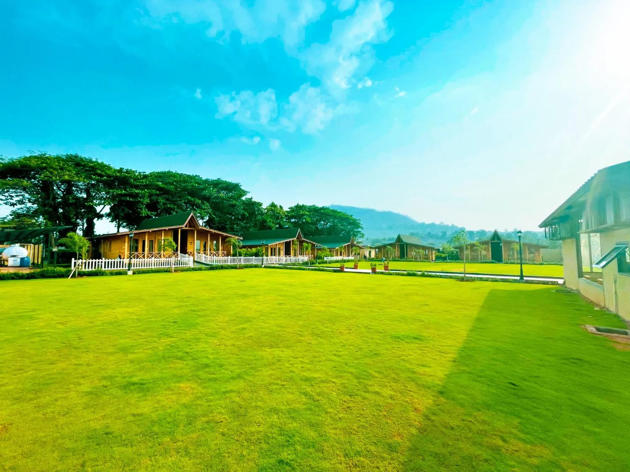 Garden in Villament Zinc Journey By The Fern, Karjat