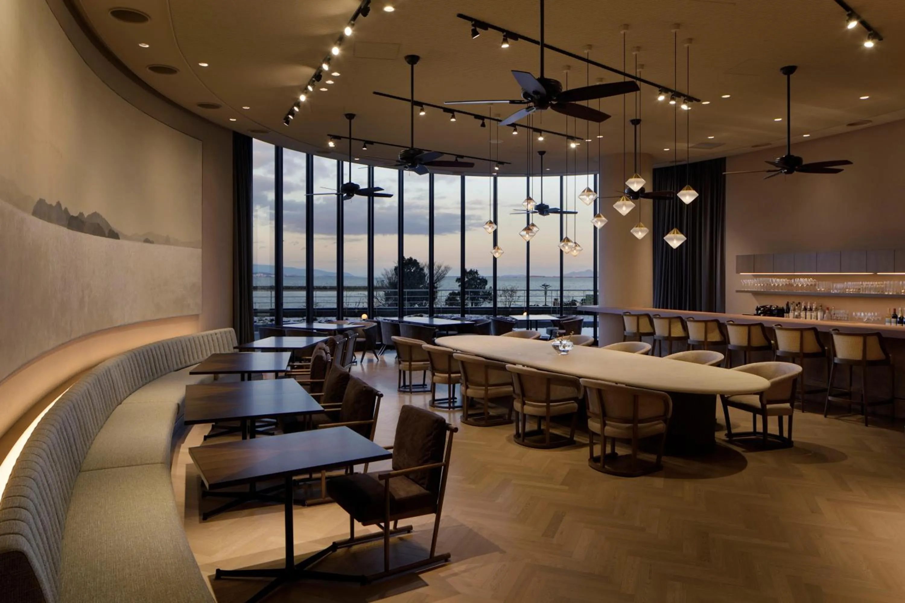 Lounge or bar in Biwako Hotel