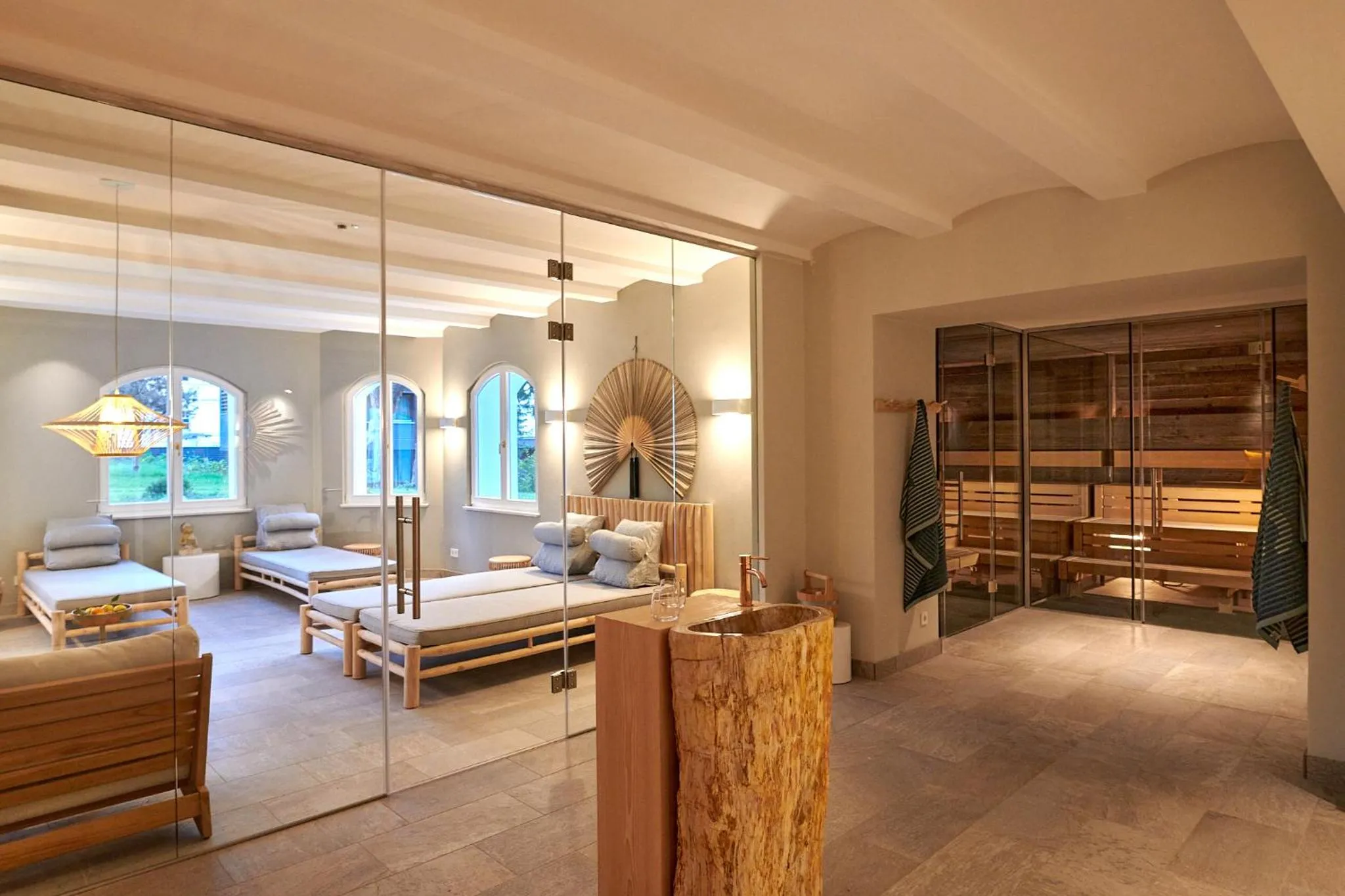 Sauna, Bed in Pineblue Villas