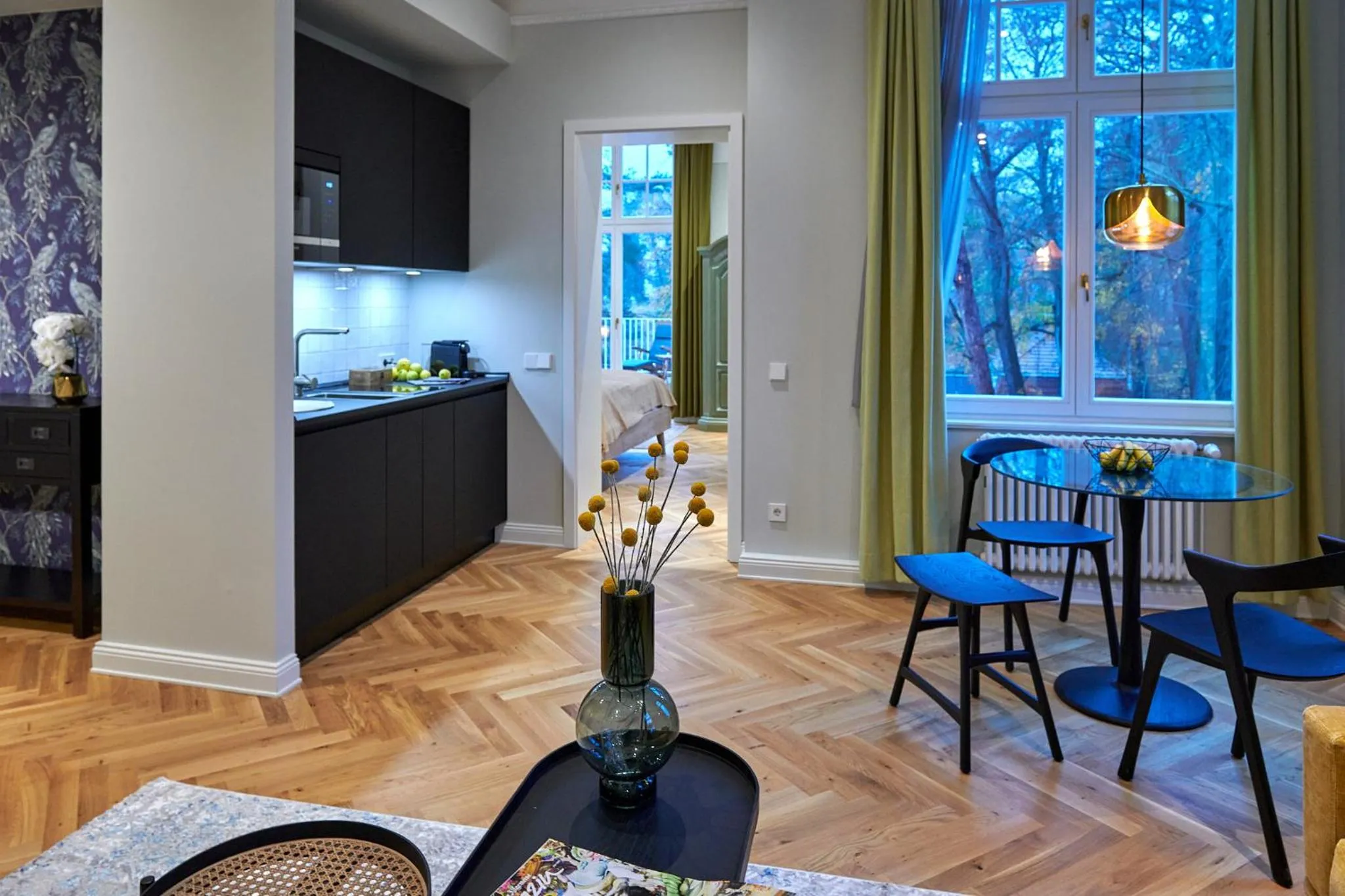 Kitchen or kitchenette in Pineblue Villas
