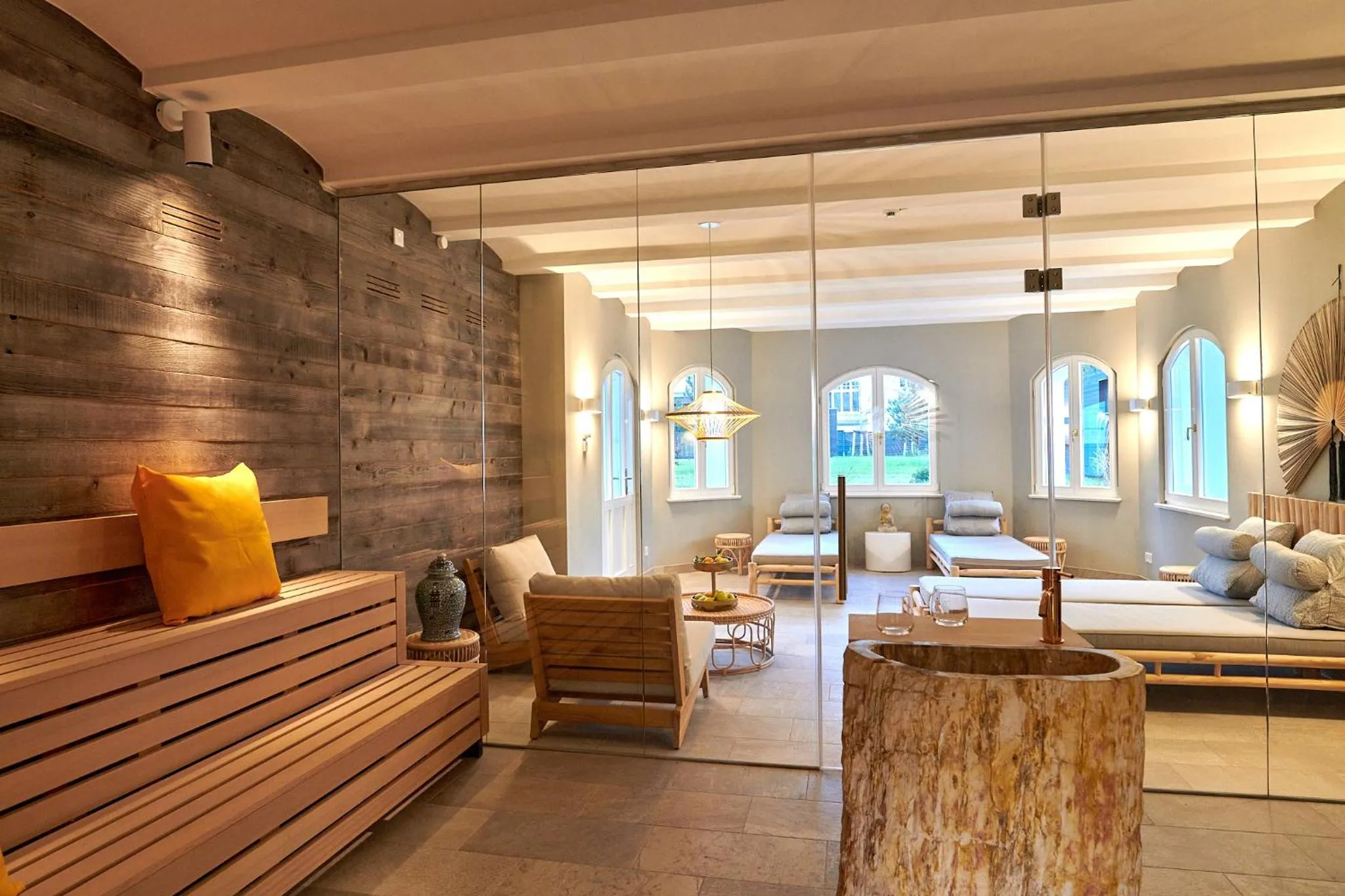 Sauna in Pineblue Villas