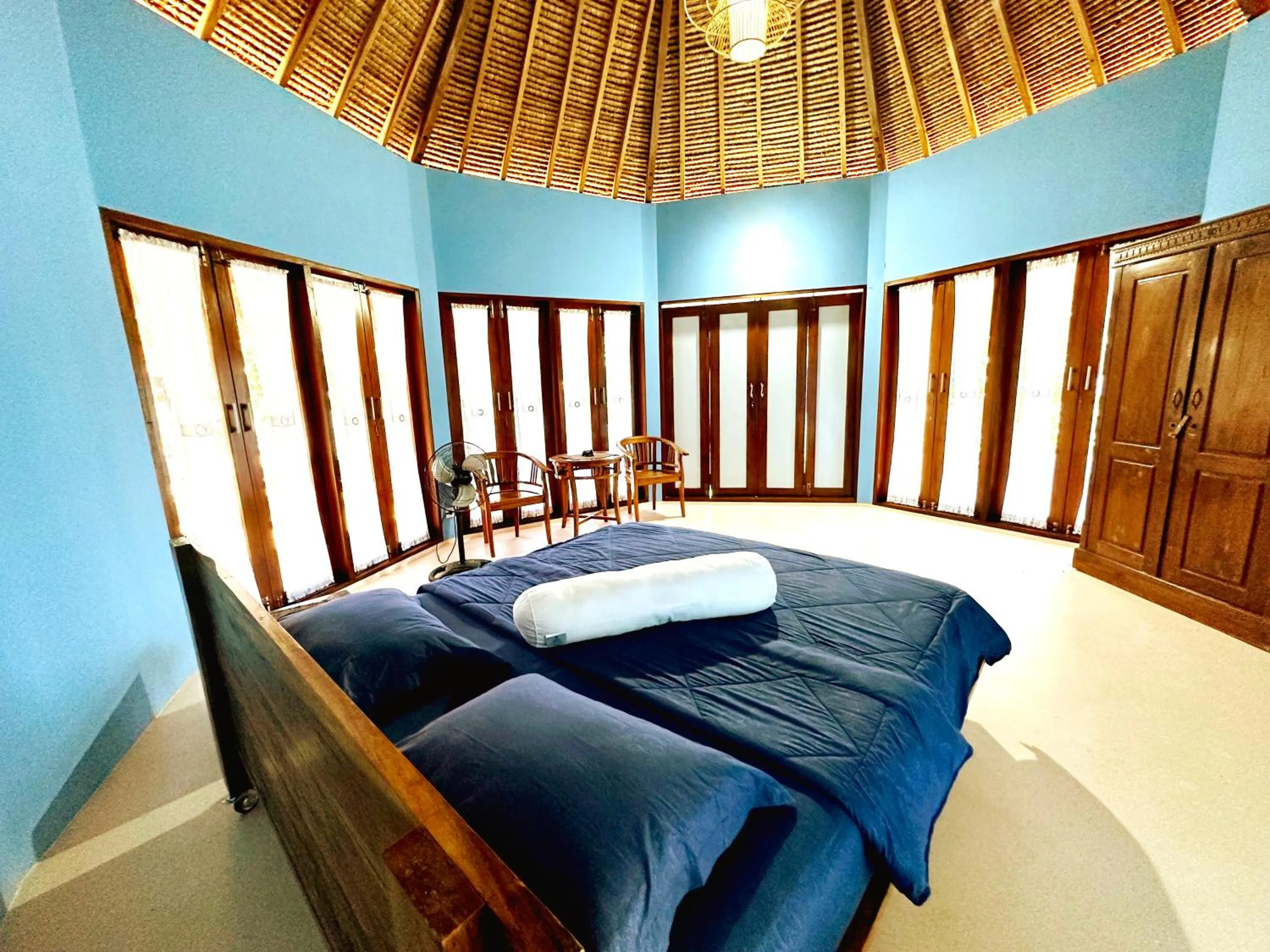 Bed in Khabita Beach Resort