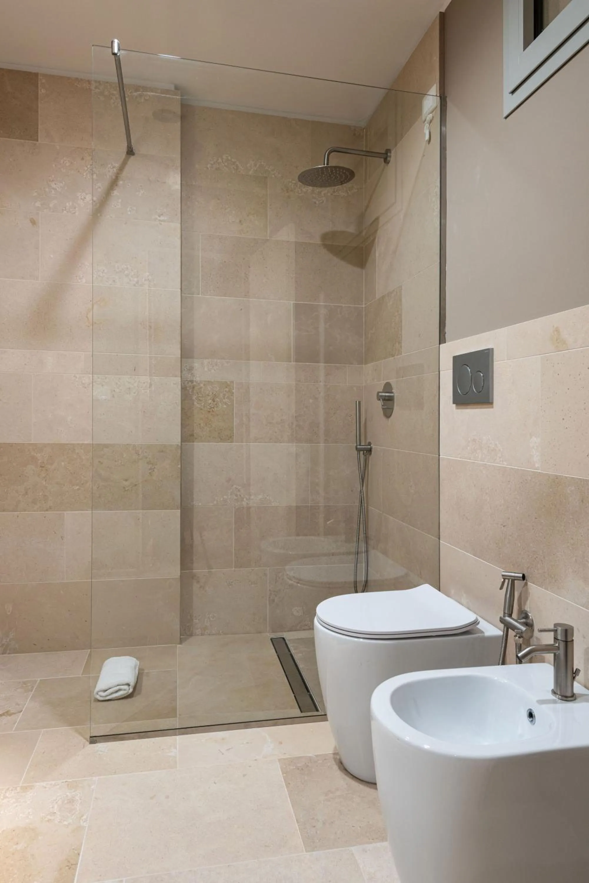 Shower in Torre Assunta Hotel