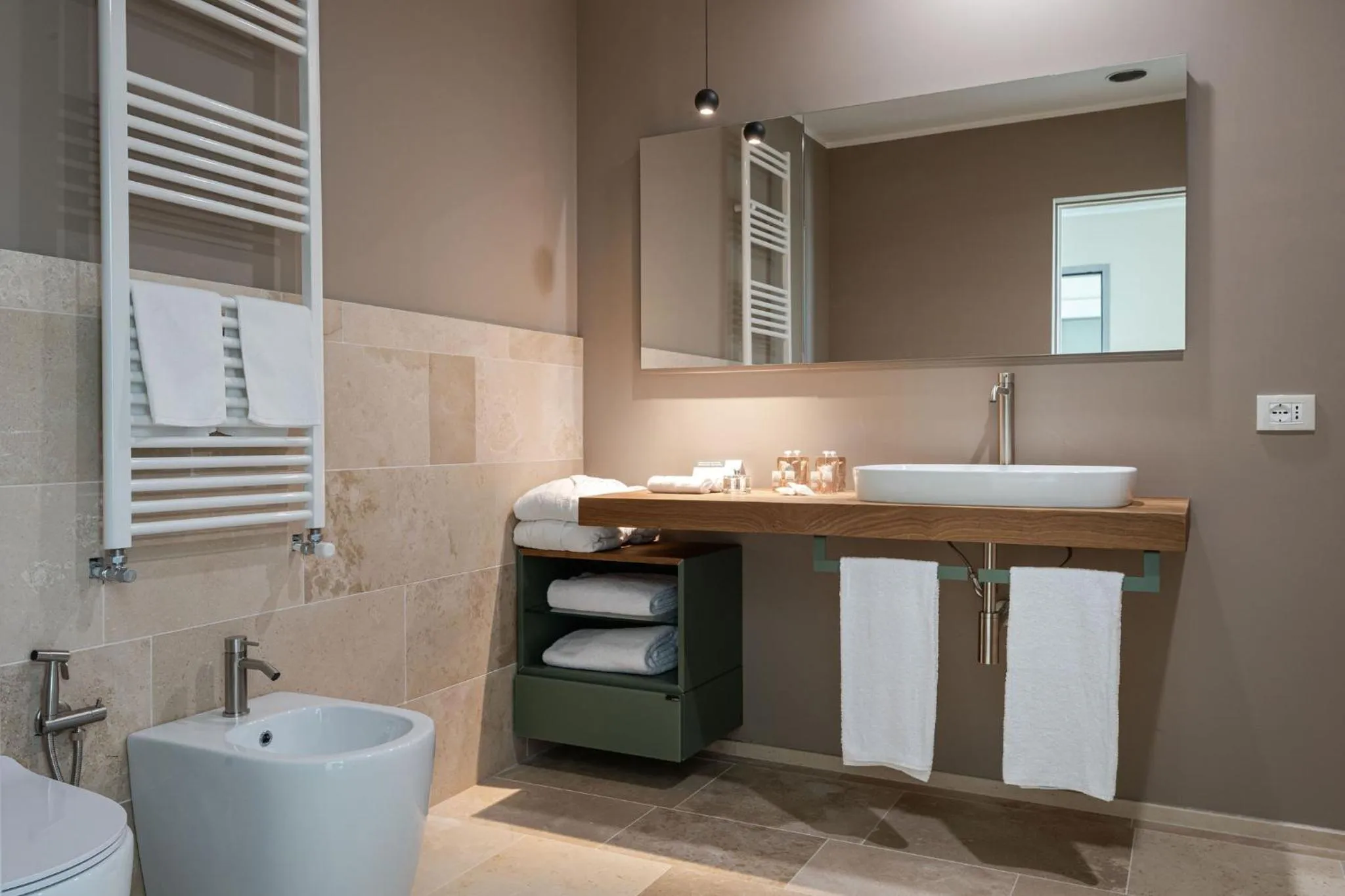 Toilet in Torre Assunta Hotel