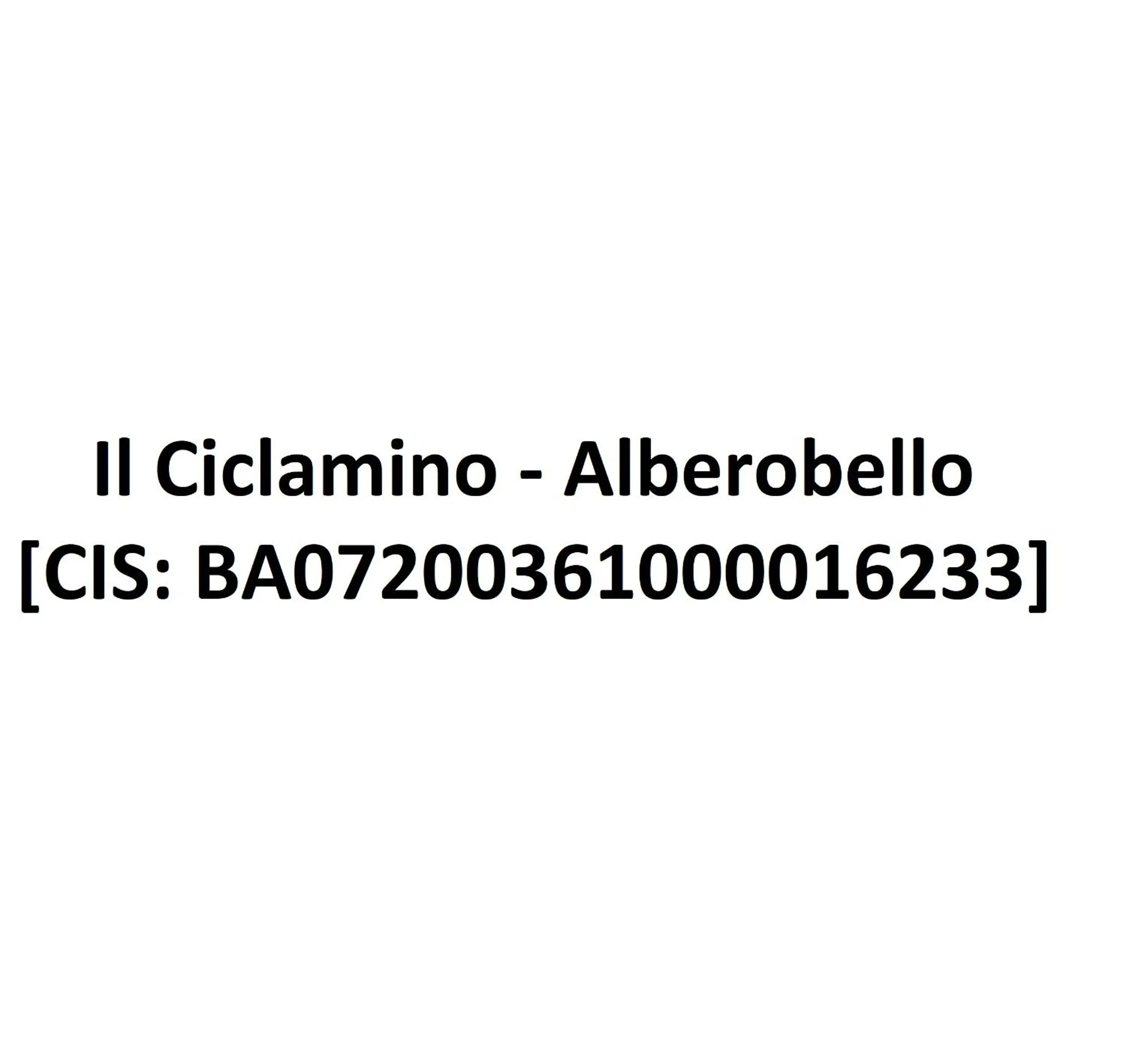 Il Ciclamino
