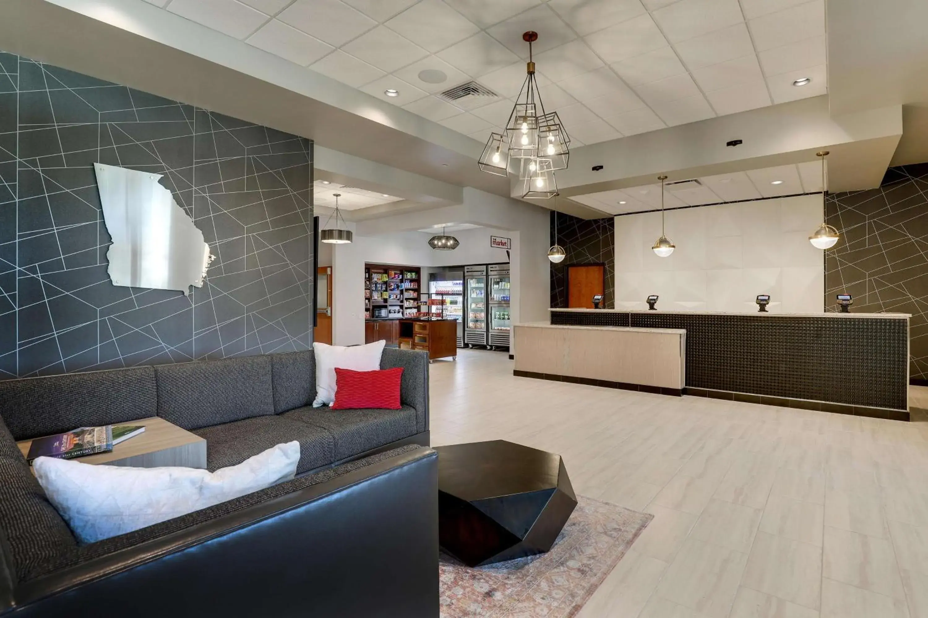 Lobby or reception in Drury Plaza Hotel Savannah Pooler Lobby or reception in Drury Plaza Hotel Savannah Pooler