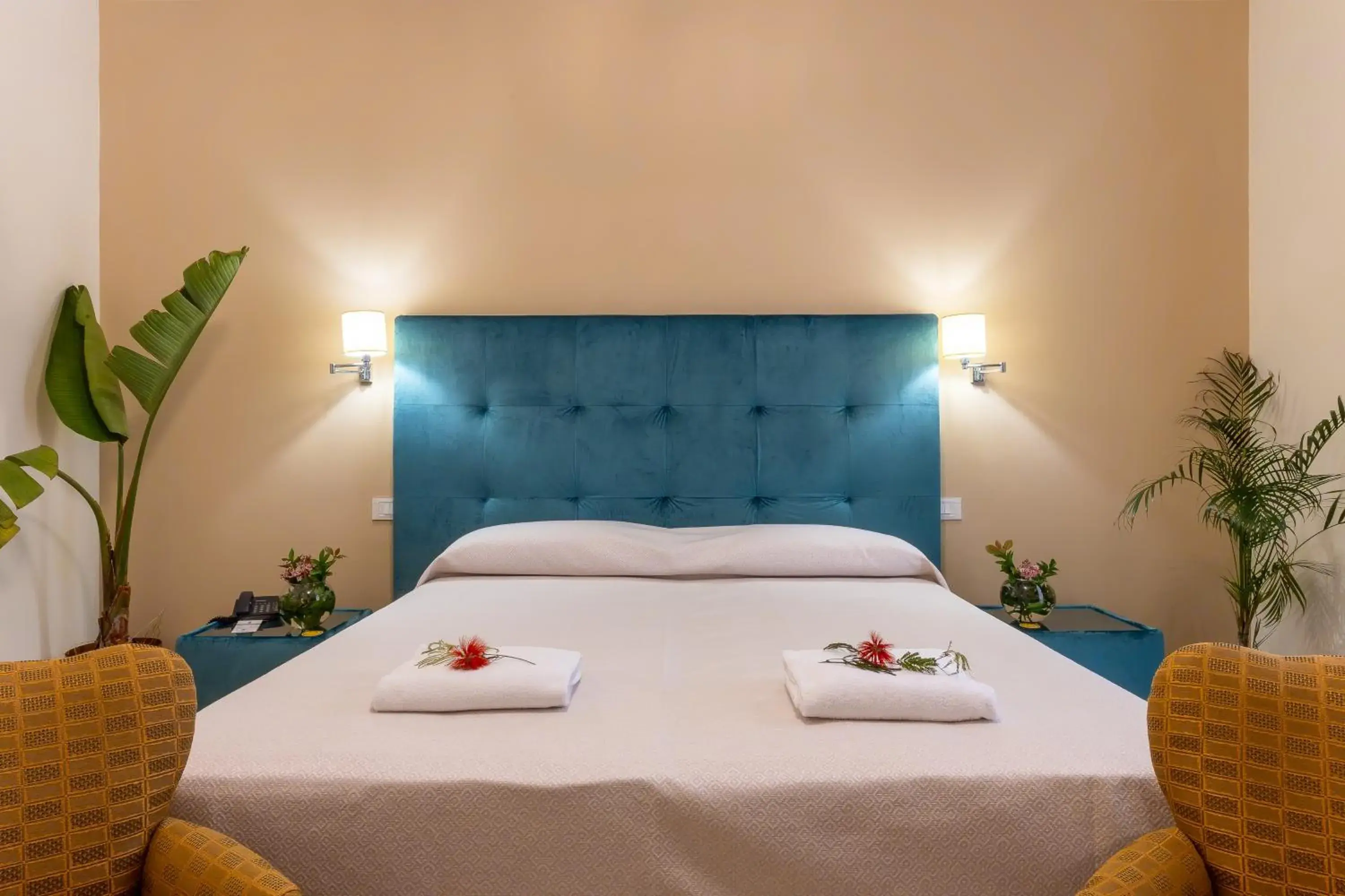 Bed in Hotel Parco delle Fontane Bed in Hotel Parco delle Fontane