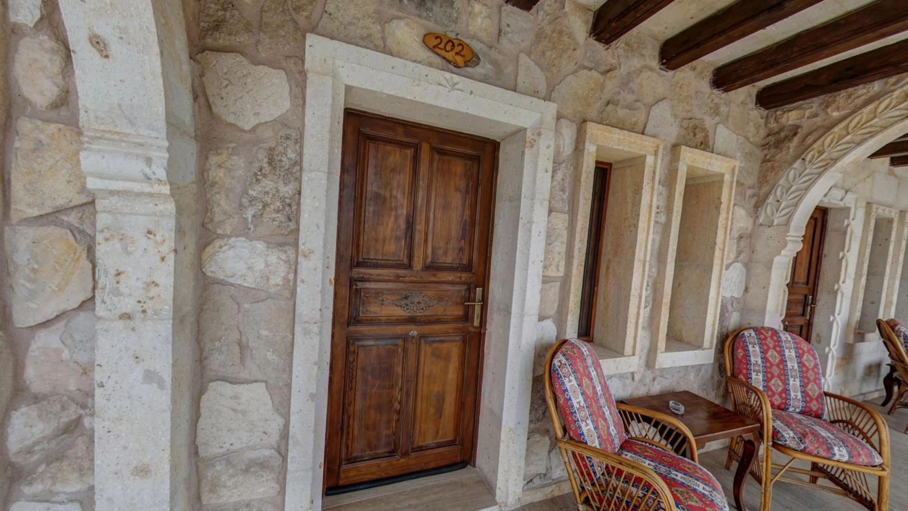 Facade/entrance in Hikmet's House