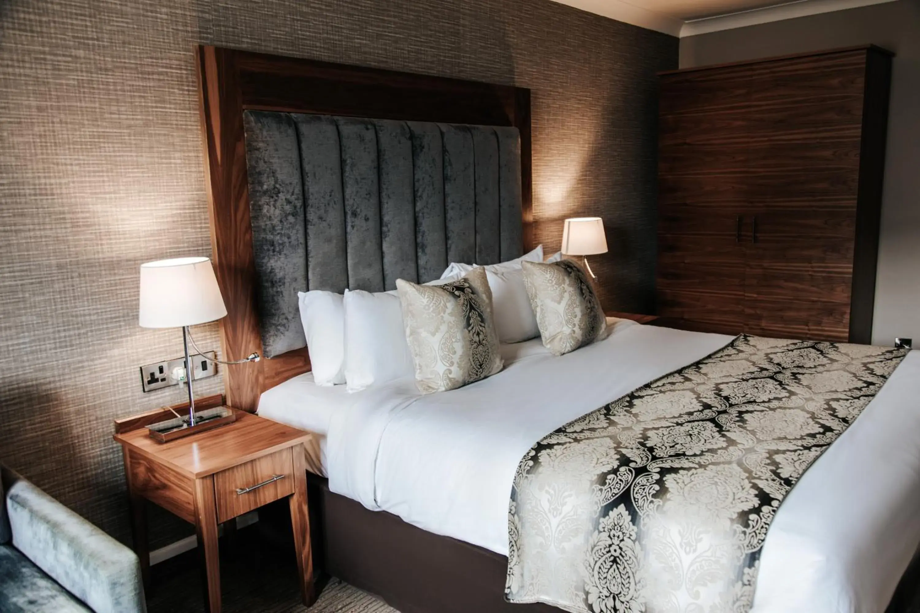 Bedroom, Bed in Manor House Hotel & Spa, Alsager Bedroom, Bed in Manor House Hotel & Spa, Alsager