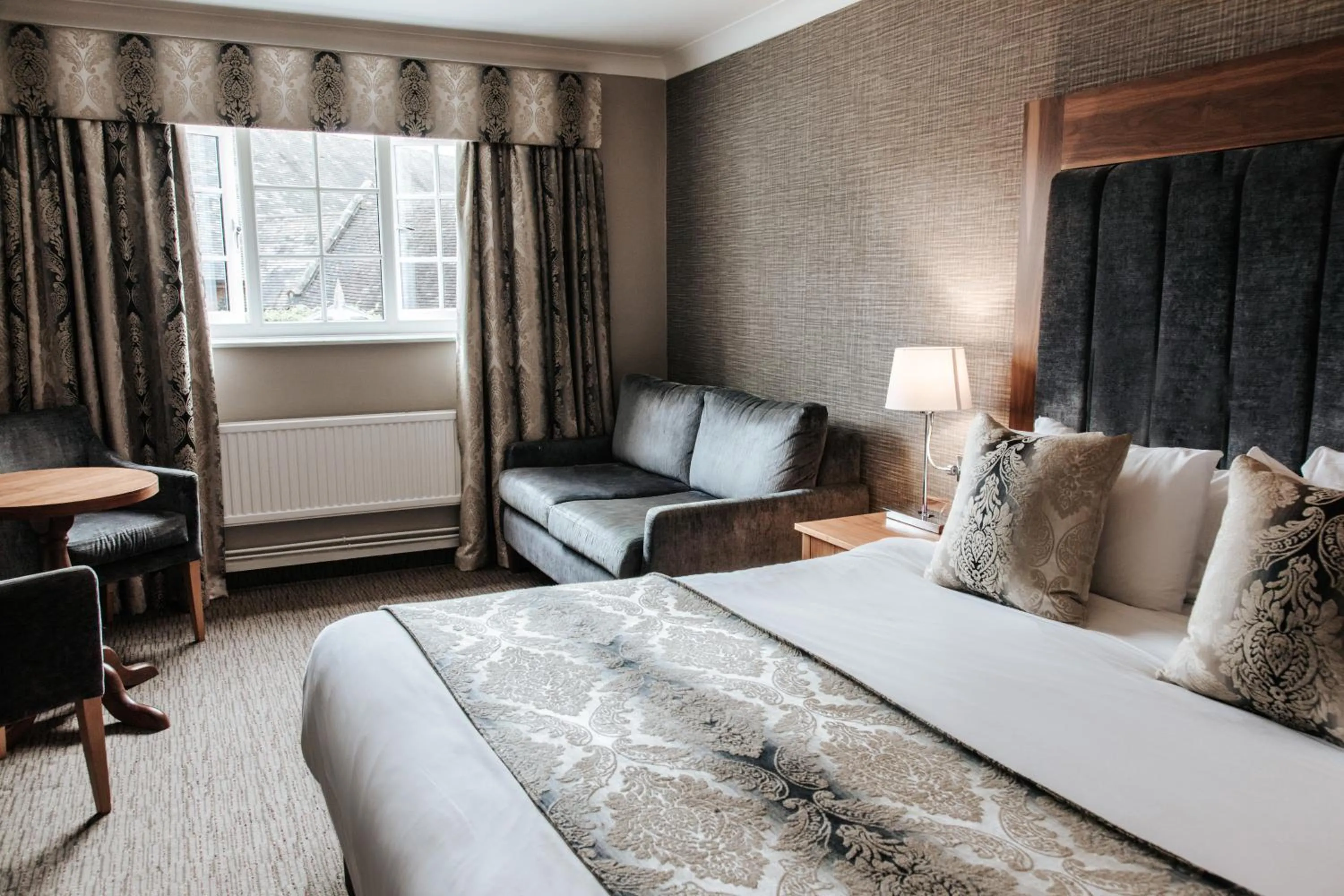 Bedroom, Bed in Manor House Hotel & Spa, Alsager