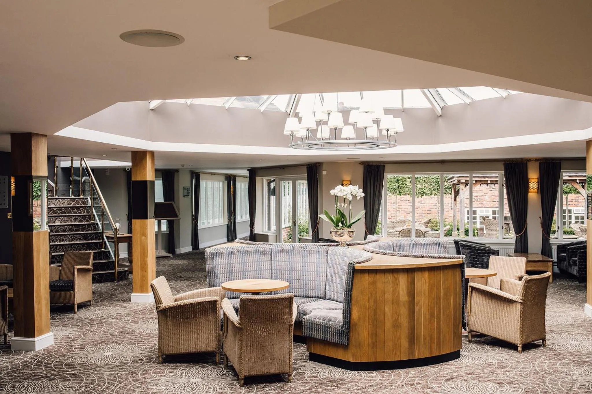 Lobby or reception in Manor House Hotel & Spa, Alsager