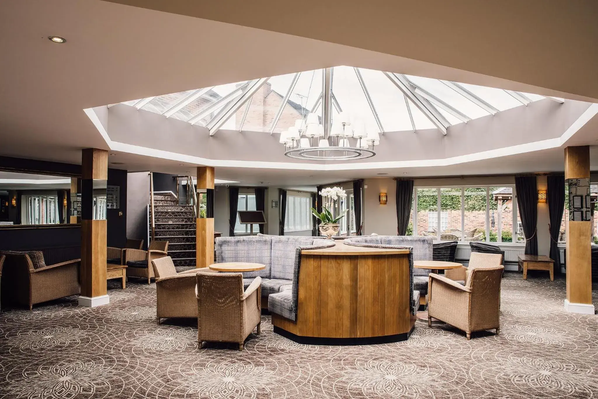 Lobby or reception in Manor House Hotel & Spa, Alsager Lobby or reception in Manor House Hotel & Spa, Alsager