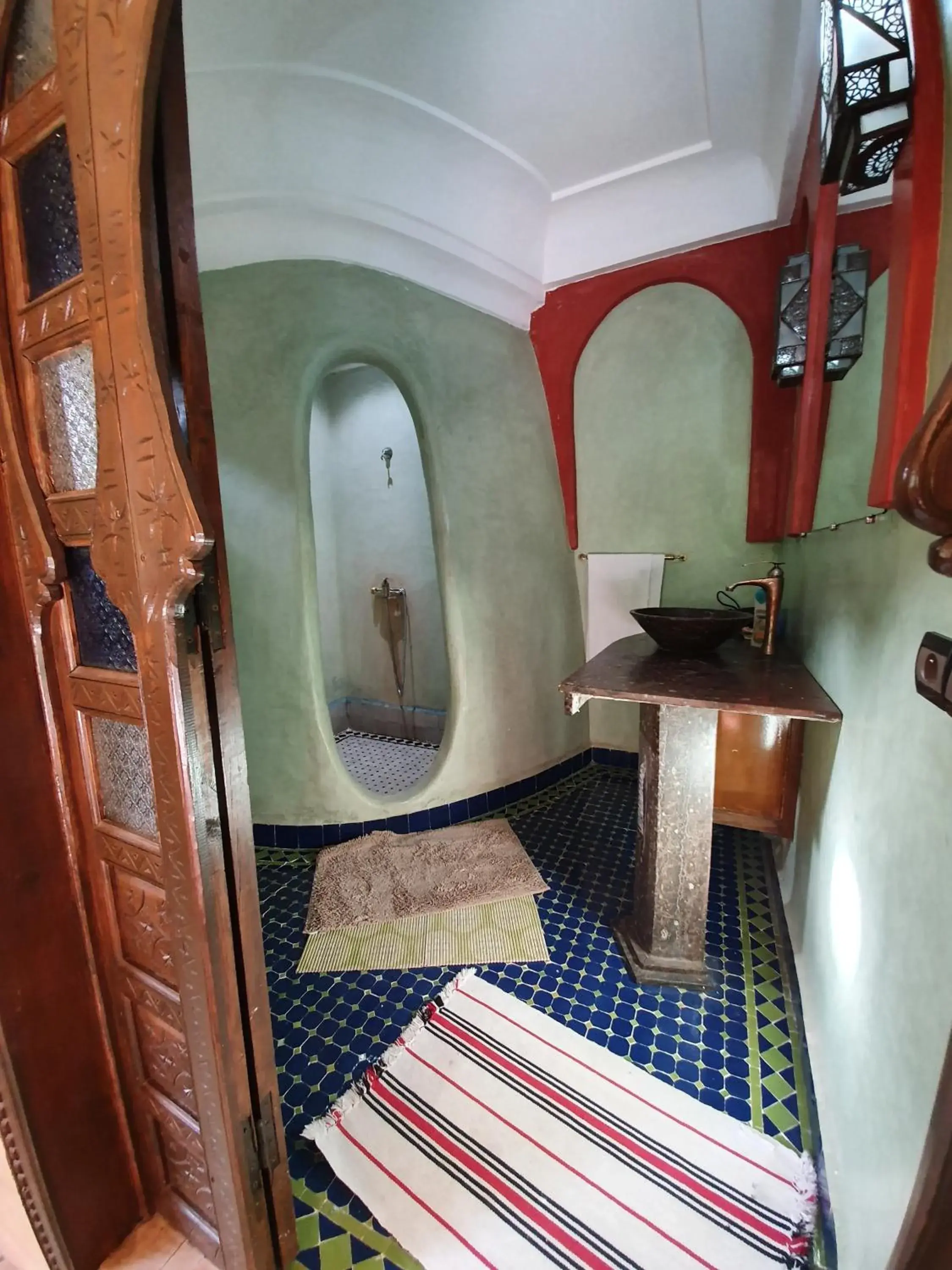 Deluxe Double Room with Mountain View in Riad Jnane Imlil Deluxe Double Room with Mountain View in Riad Jnane Imlil