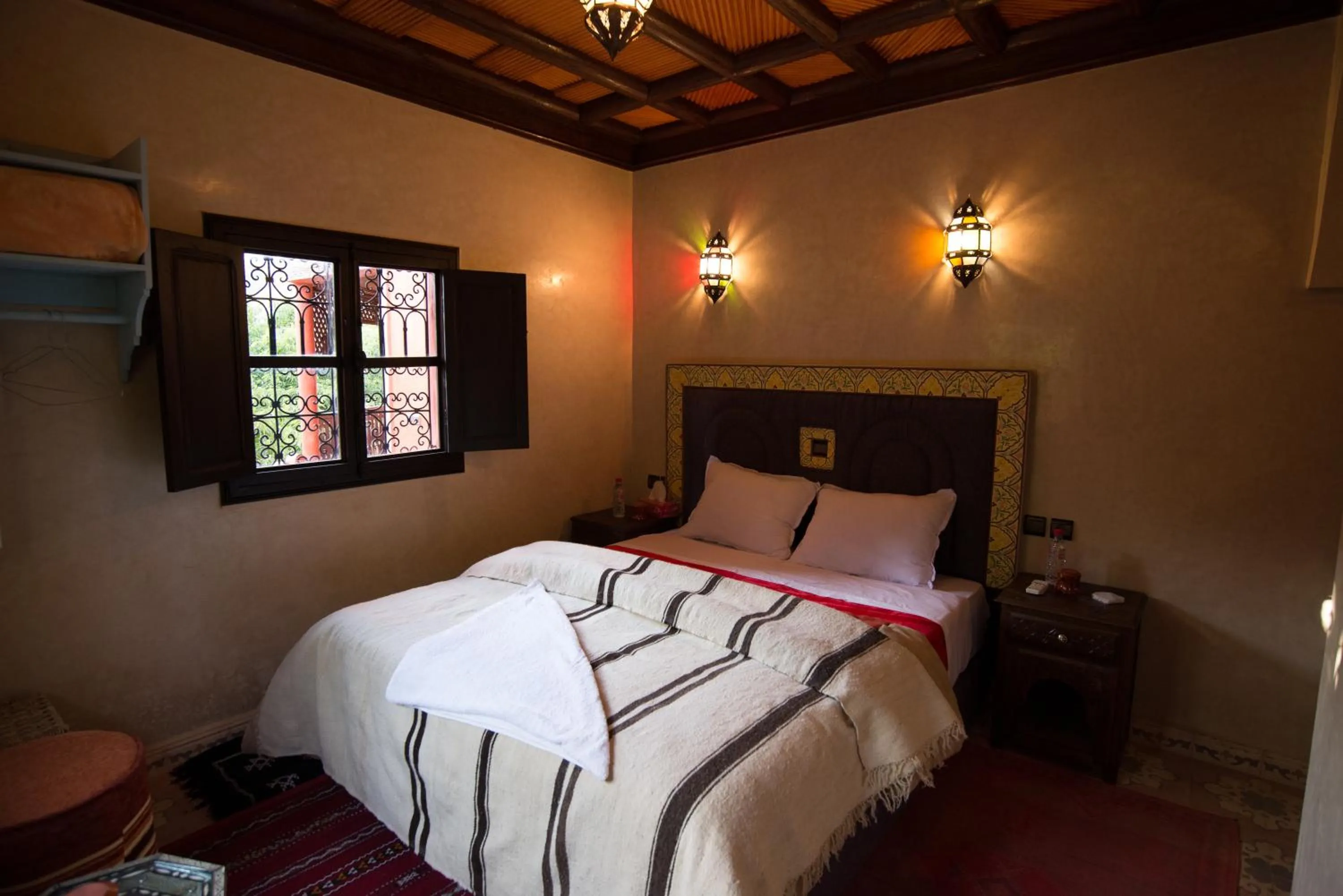 Bed in Riad Jnane Imlil