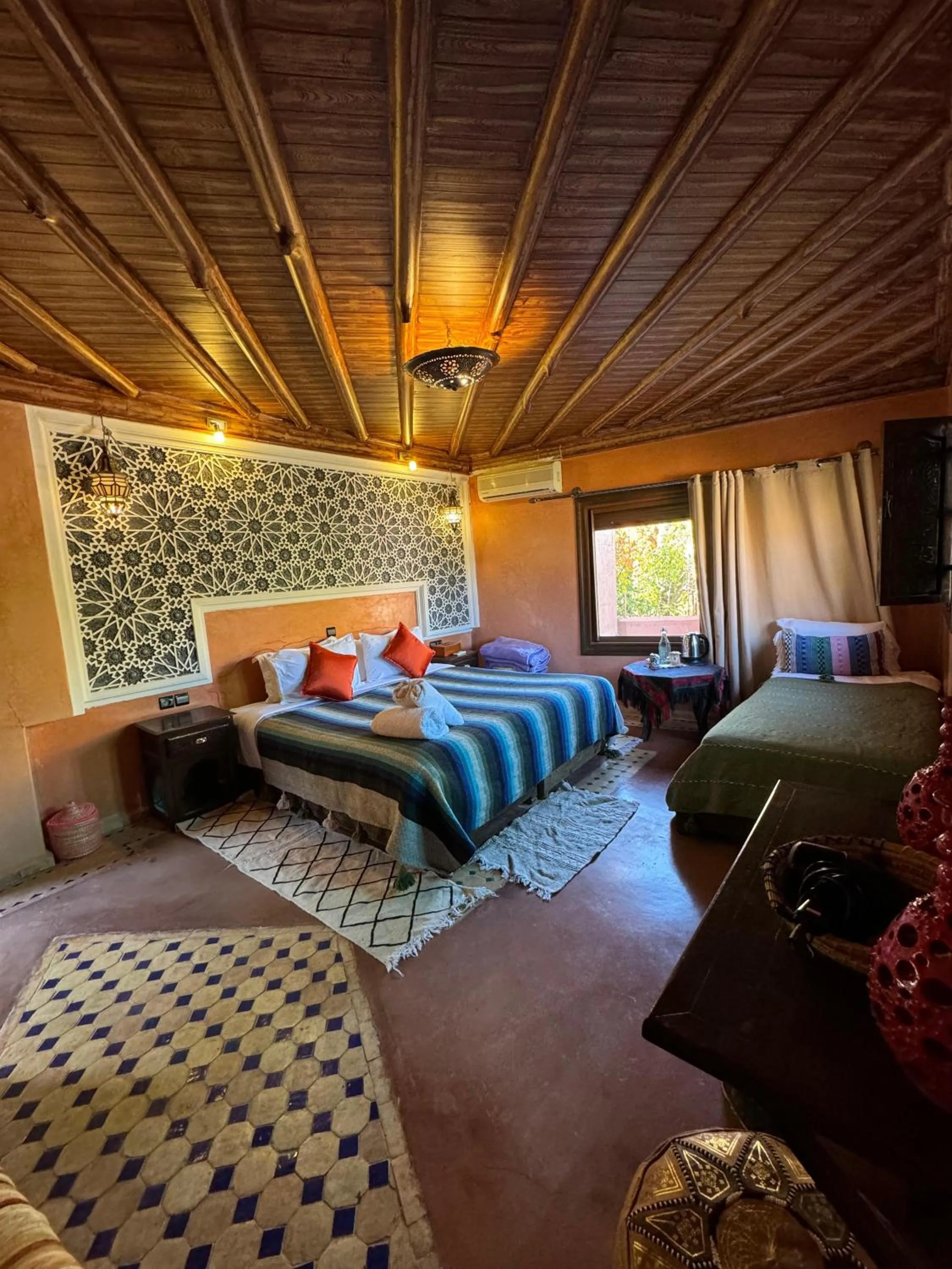 Bed in Riad Jnane Imlil