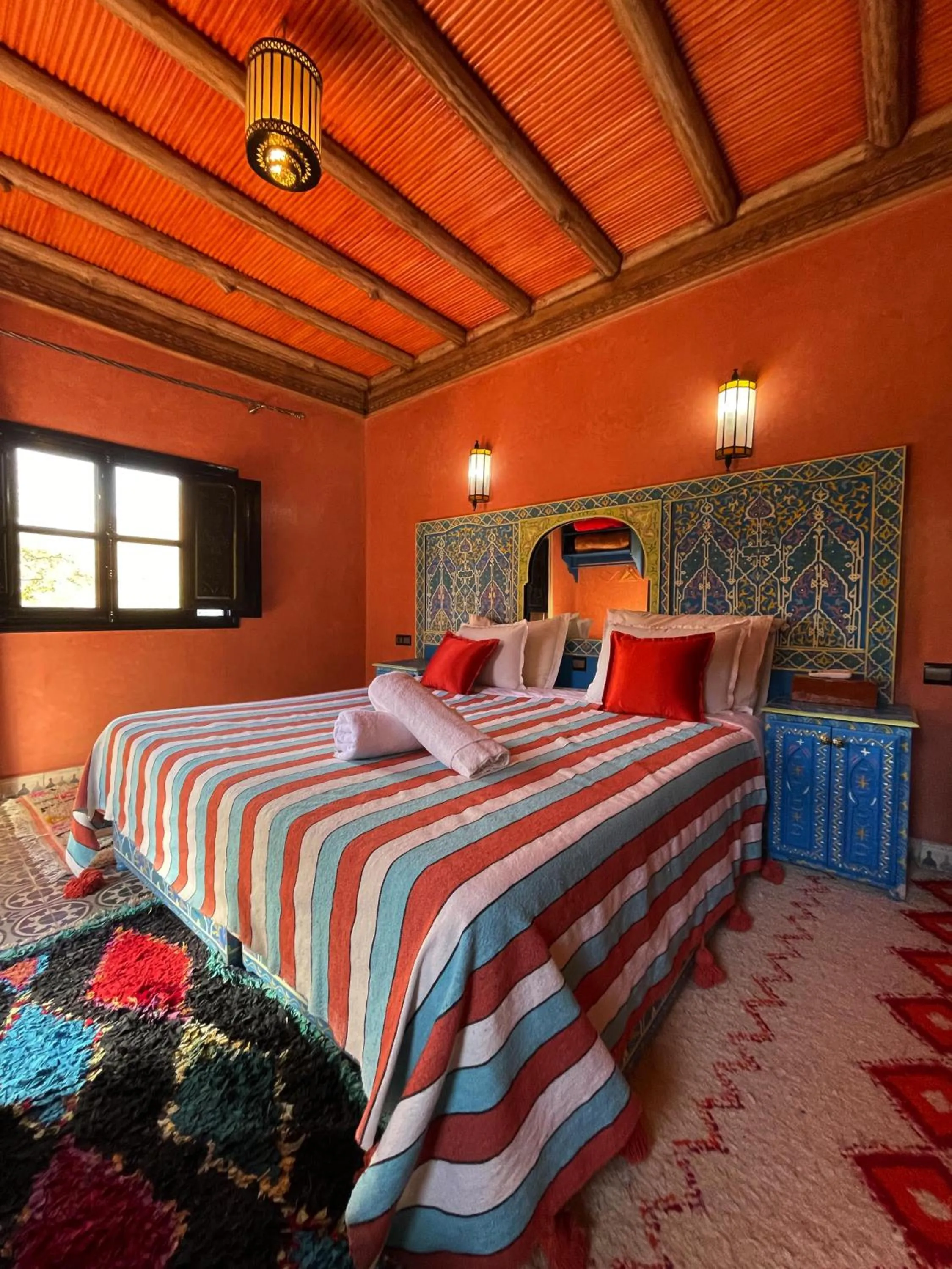 Bed in Riad Jnane Imlil