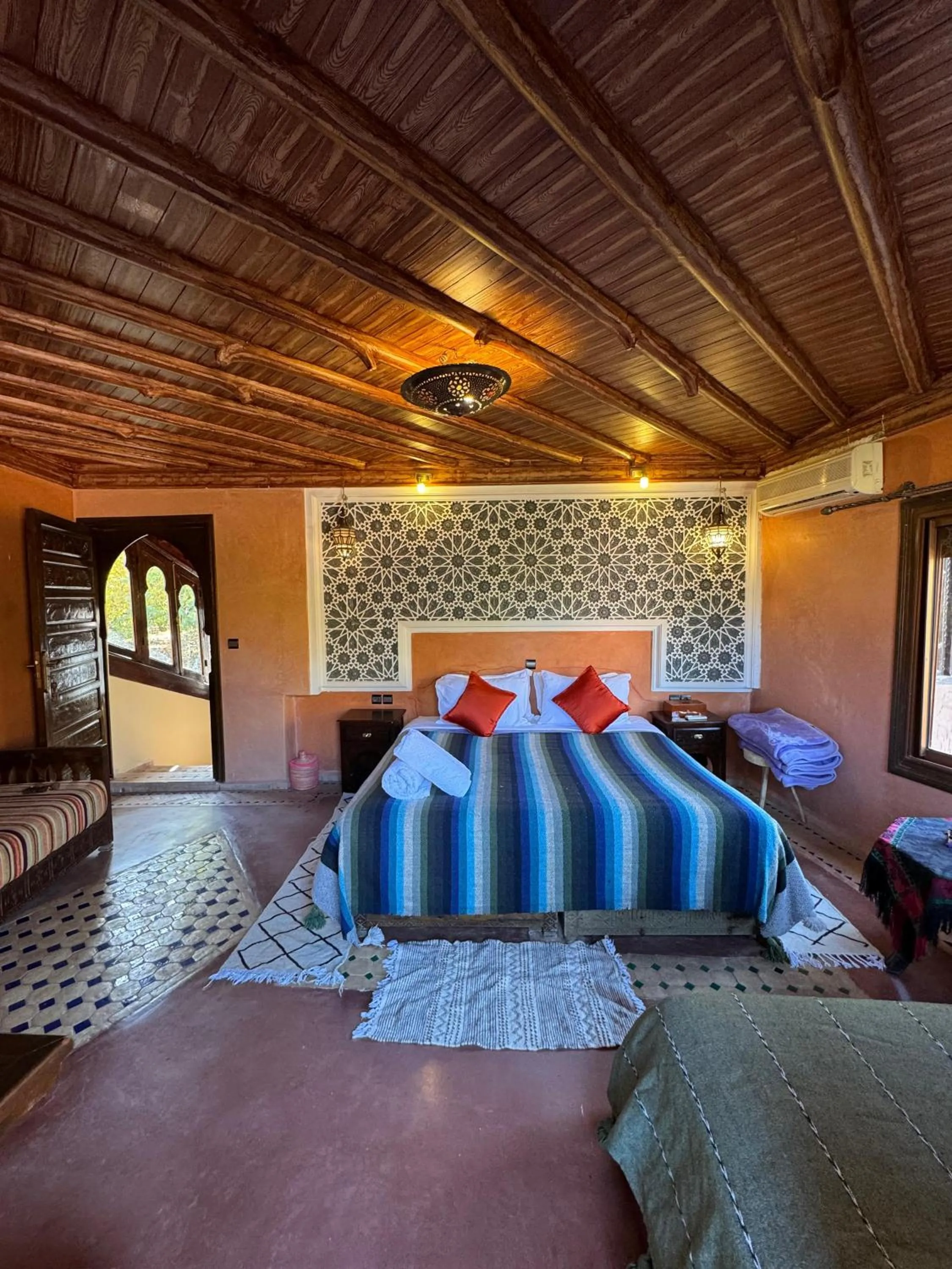 Bed in Riad Jnane Imlil