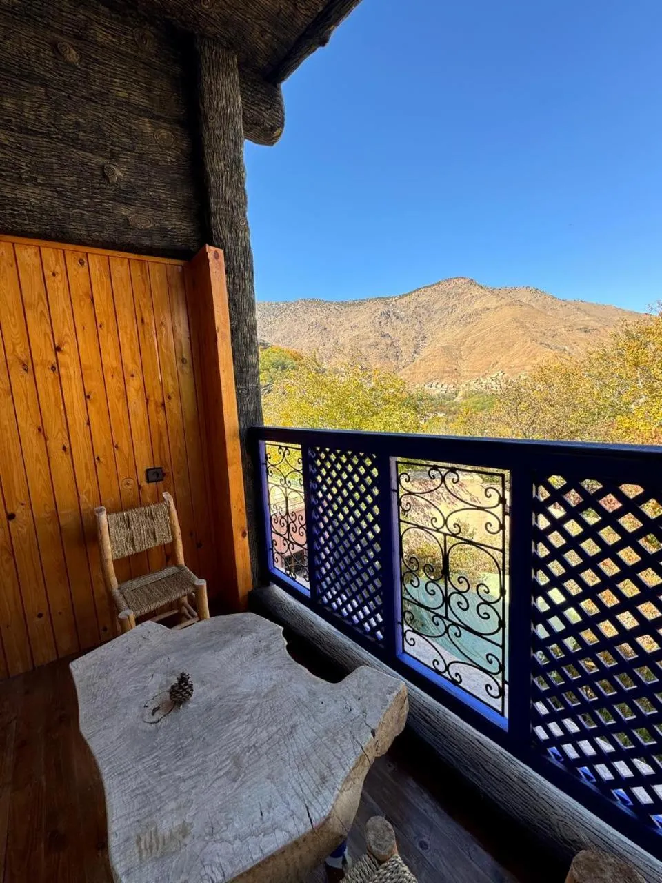 Natural landscape in Riad Jnane Imlil