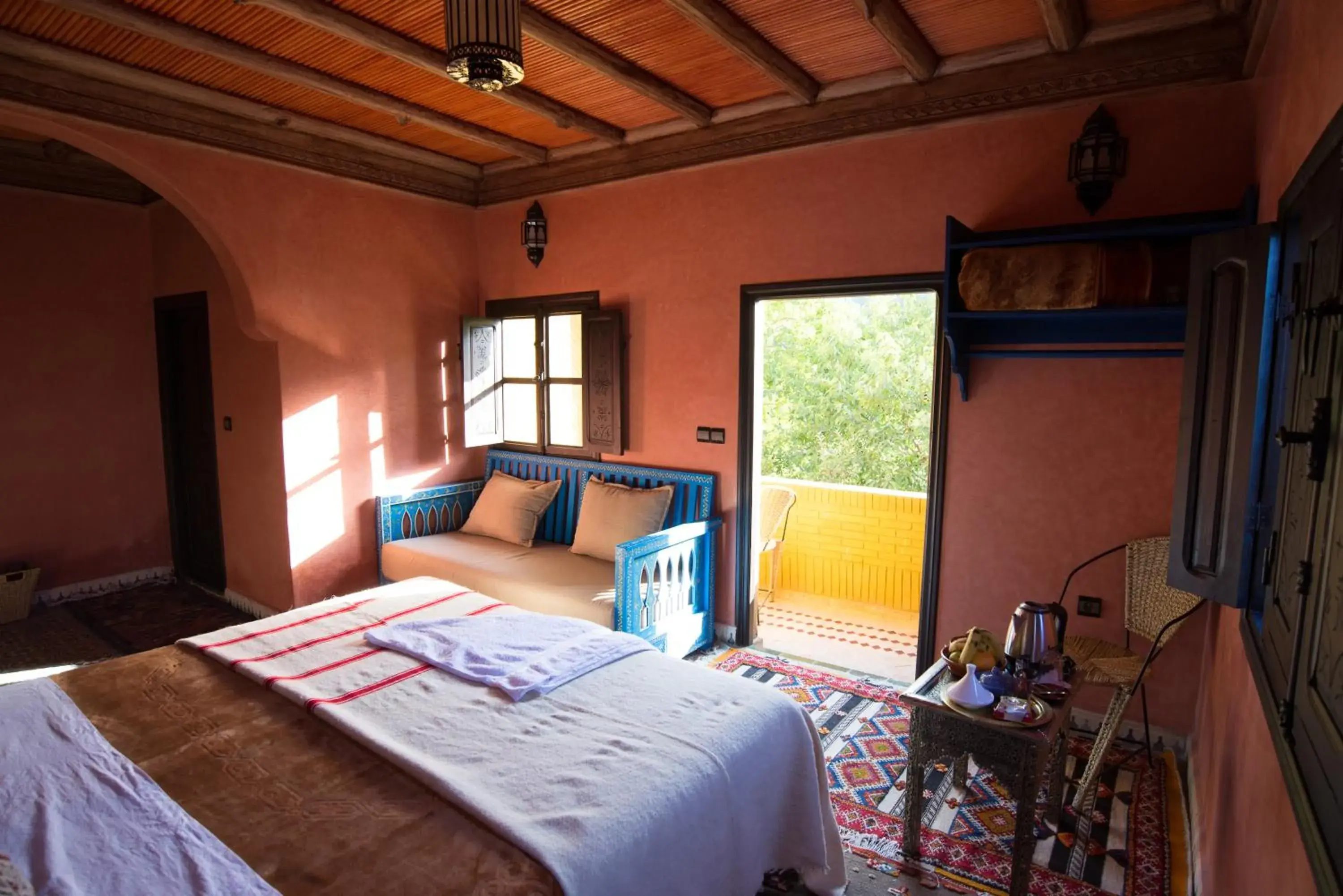 Deluxe Double or Twin Room with Balcony in Riad Jnane Imlil Deluxe Double or Twin Room with Balcony in Riad Jnane Imlil