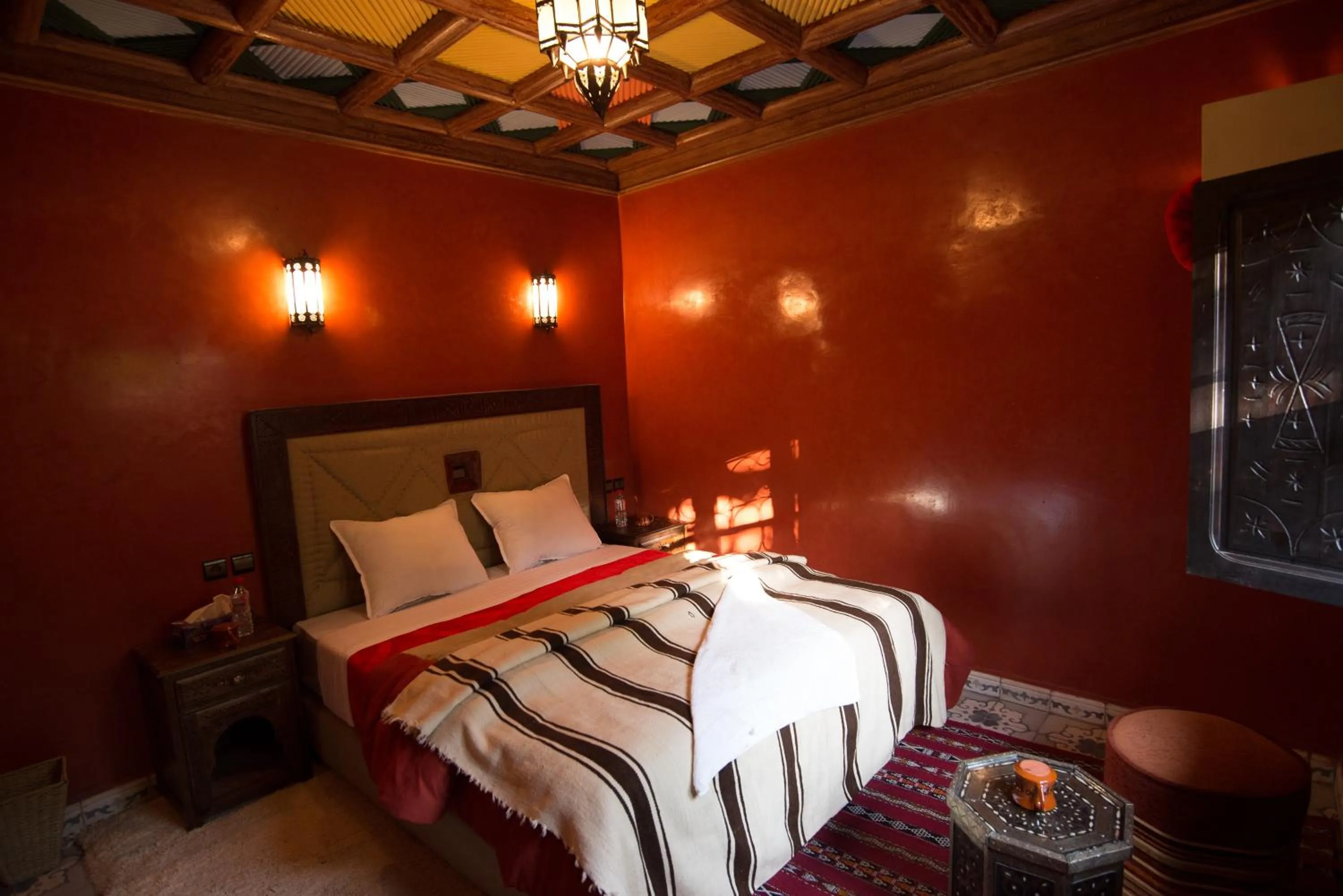 Bedroom, Bed in Riad Jnane Imlil